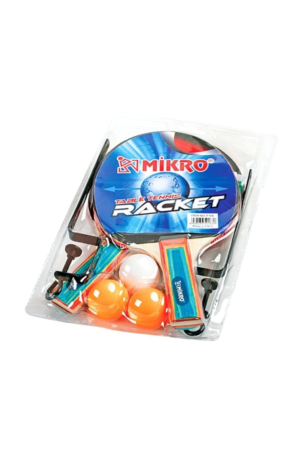 Mikro-F-168 Double Racquet Set with Bulk Net 1