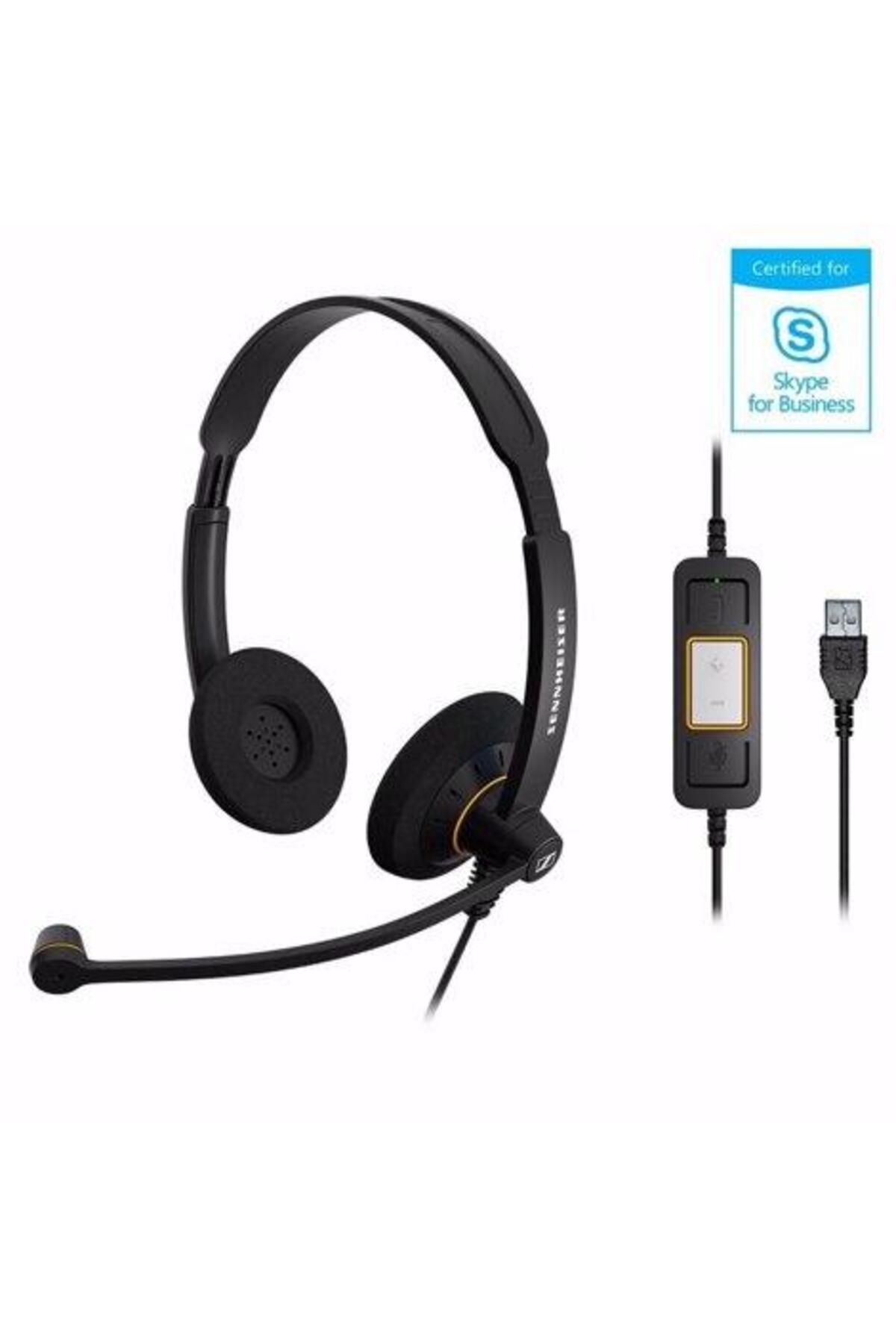 Sennheiser Sc 60 Usb ml Duo Kablolu Uc Kulak Üstü Kulaklık