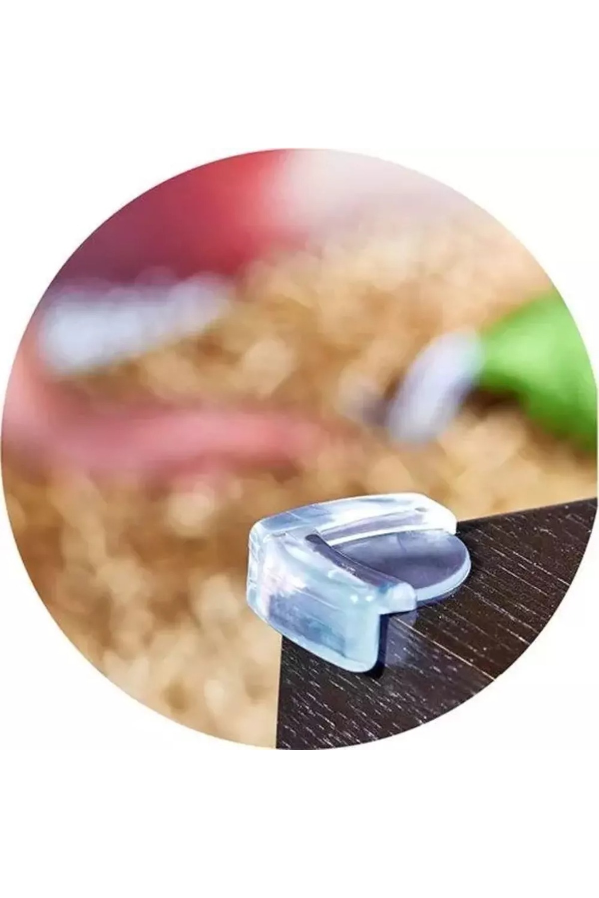 kidszone 4 Adet Bebek Çocuk Masa Kenar Köşe Koruyucu 4 Adet fotoğrafı 3 (önizleme)