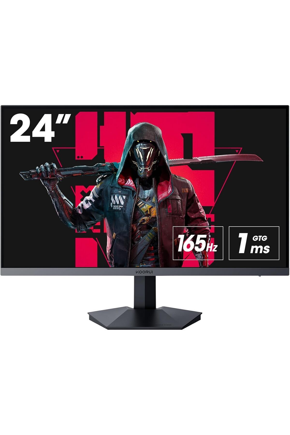 Koorui 24 İnç Oyun Monitörü, 165Hz, 1080p, 1ms, IPS, FreeSync