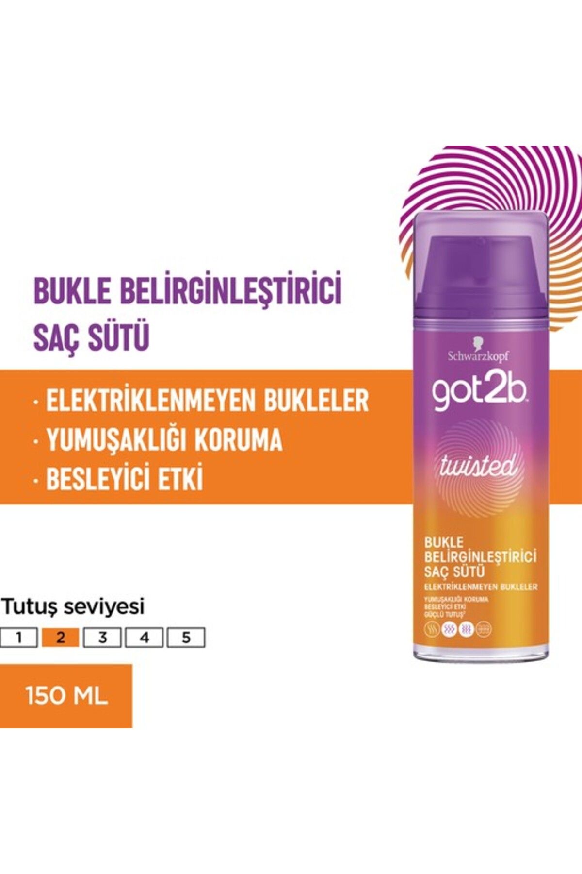 Got2B Twisted Bukle Belirginleştirici Saç Sütü 150 ml