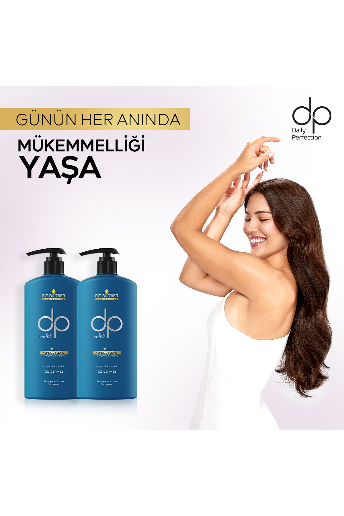 dp Daily Perfection Bio Barrier Şampuan Kepek Önleyici 500 ml X 2 Adet-4