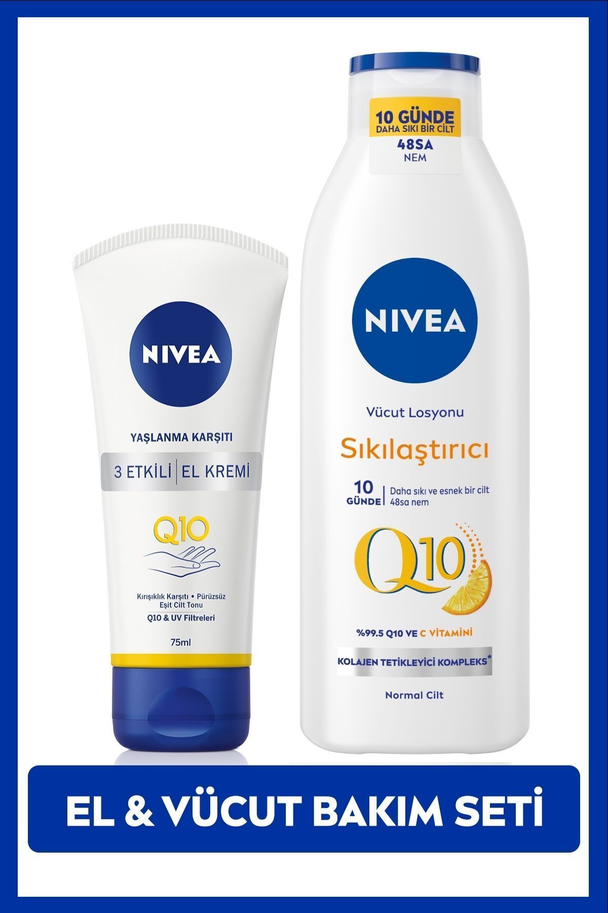 NIVEA Normal Ve Kuru Ciltler Sıkılaştırıcı Vücut Losyonu 250ml SAKLI G