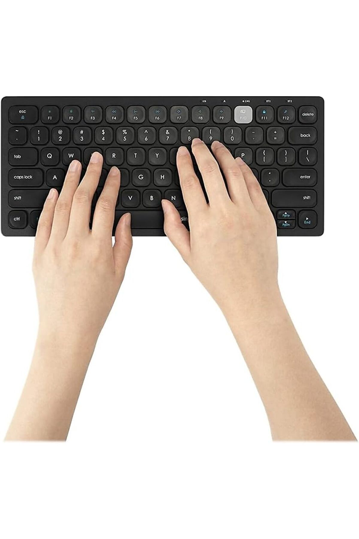 KENSINGTON-Wireless Mini Keyboard via Bluetooth or USB 3.0 Compatible with Windows, Mac, iOS Arabic 3