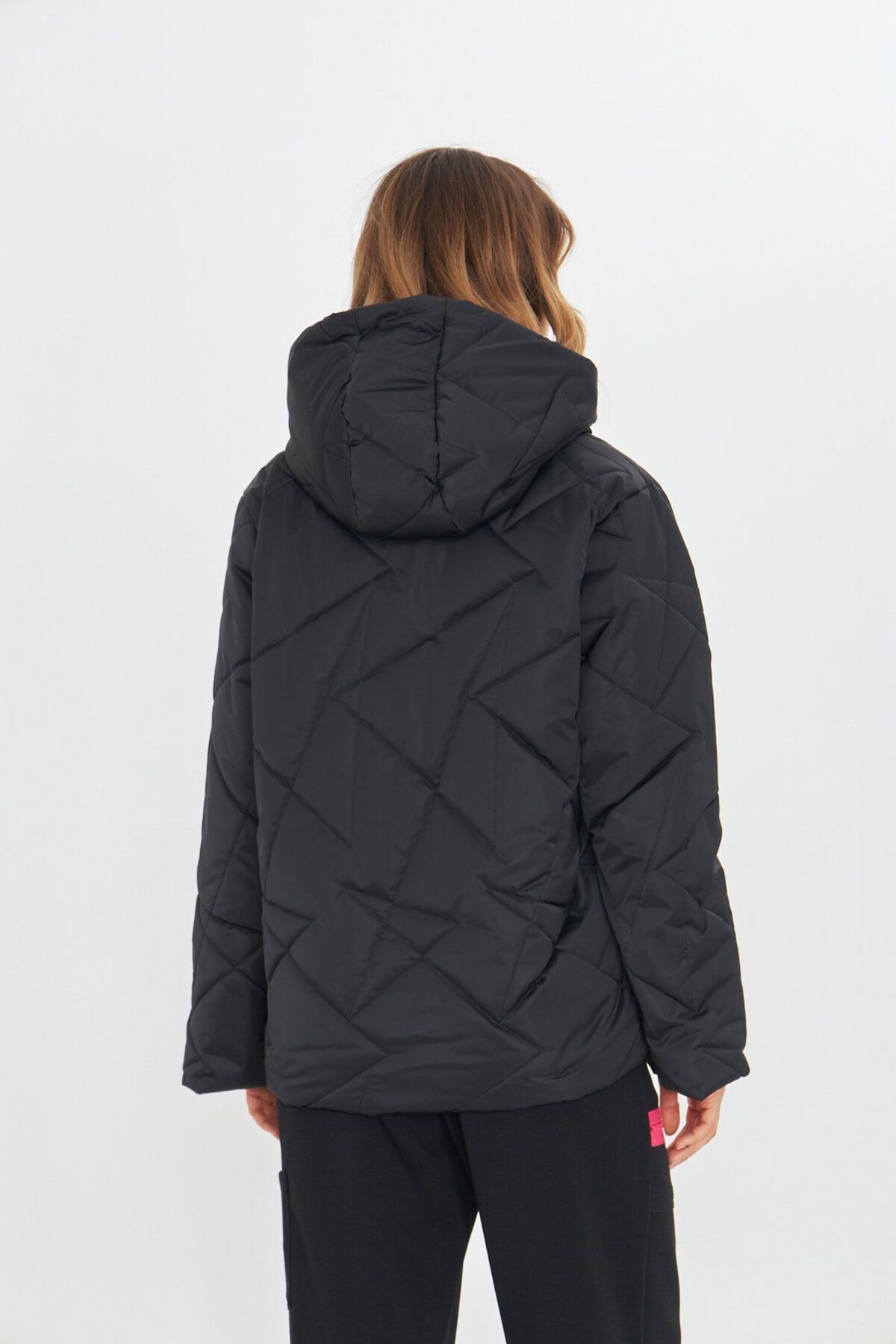 LAMANTE-Puffer Black Coat 7