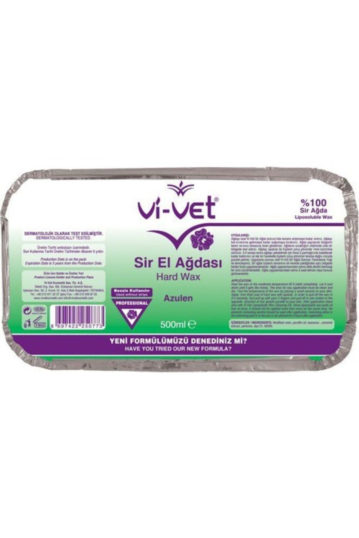 Vi-vet Vivet Sir Ağda Azulen Kalıp Ağda 500 ml