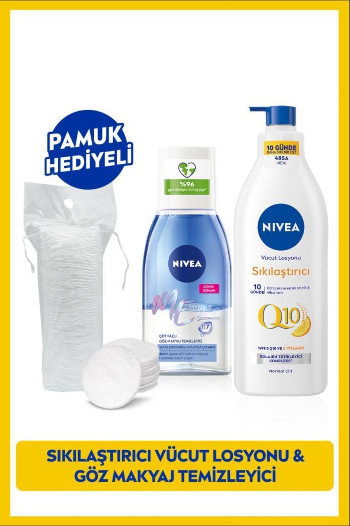 NIVEA ipeksi Makyaj Temizleme Suyu 125ml ve Losyonu 400ml SAKLI G