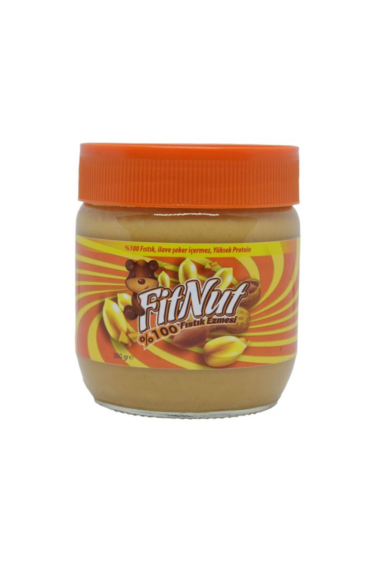 FitNut ORGANİK SATINAL FISTIK EZMESİ 360 GR