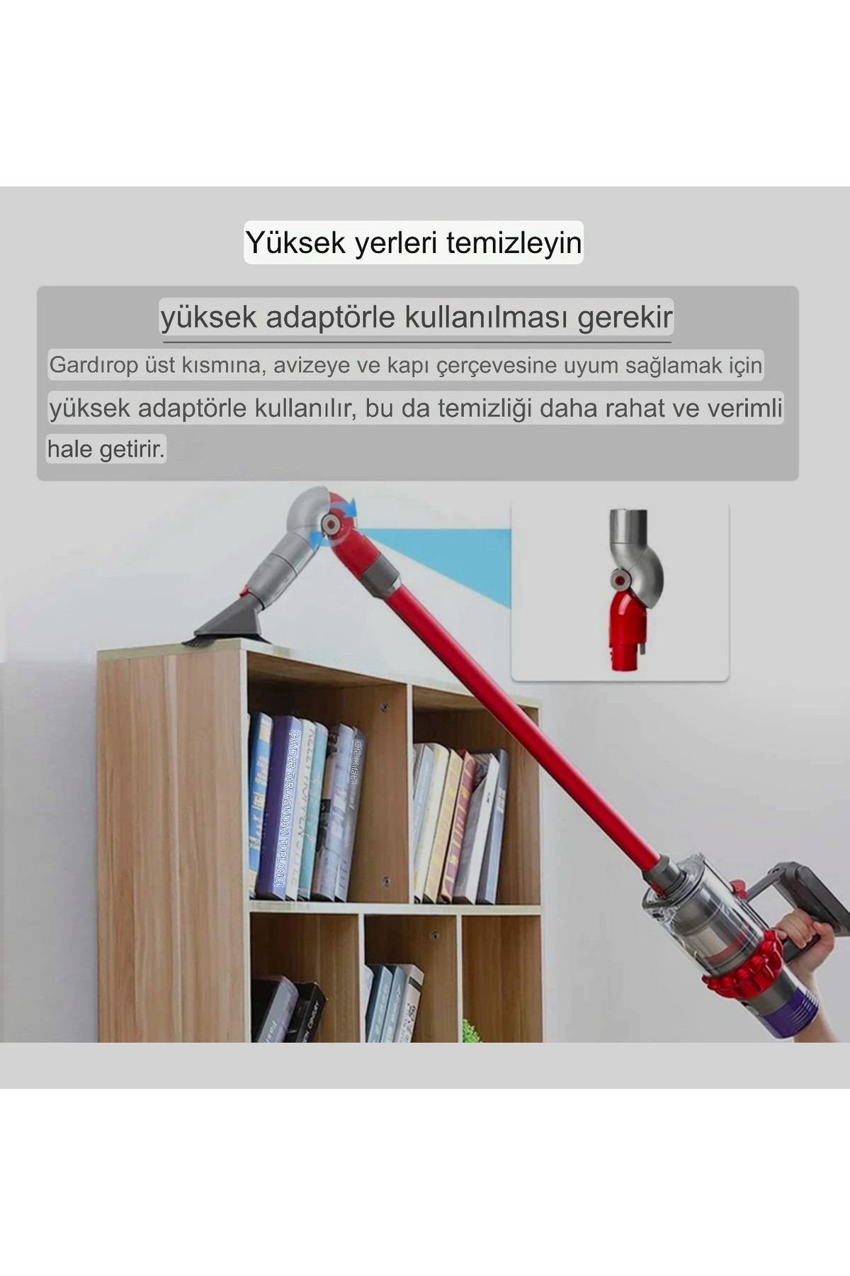 MFS-Dyson Compatible Under Furniture Connection Adapter V7 / V8 / V10 / V11 Compatible 3