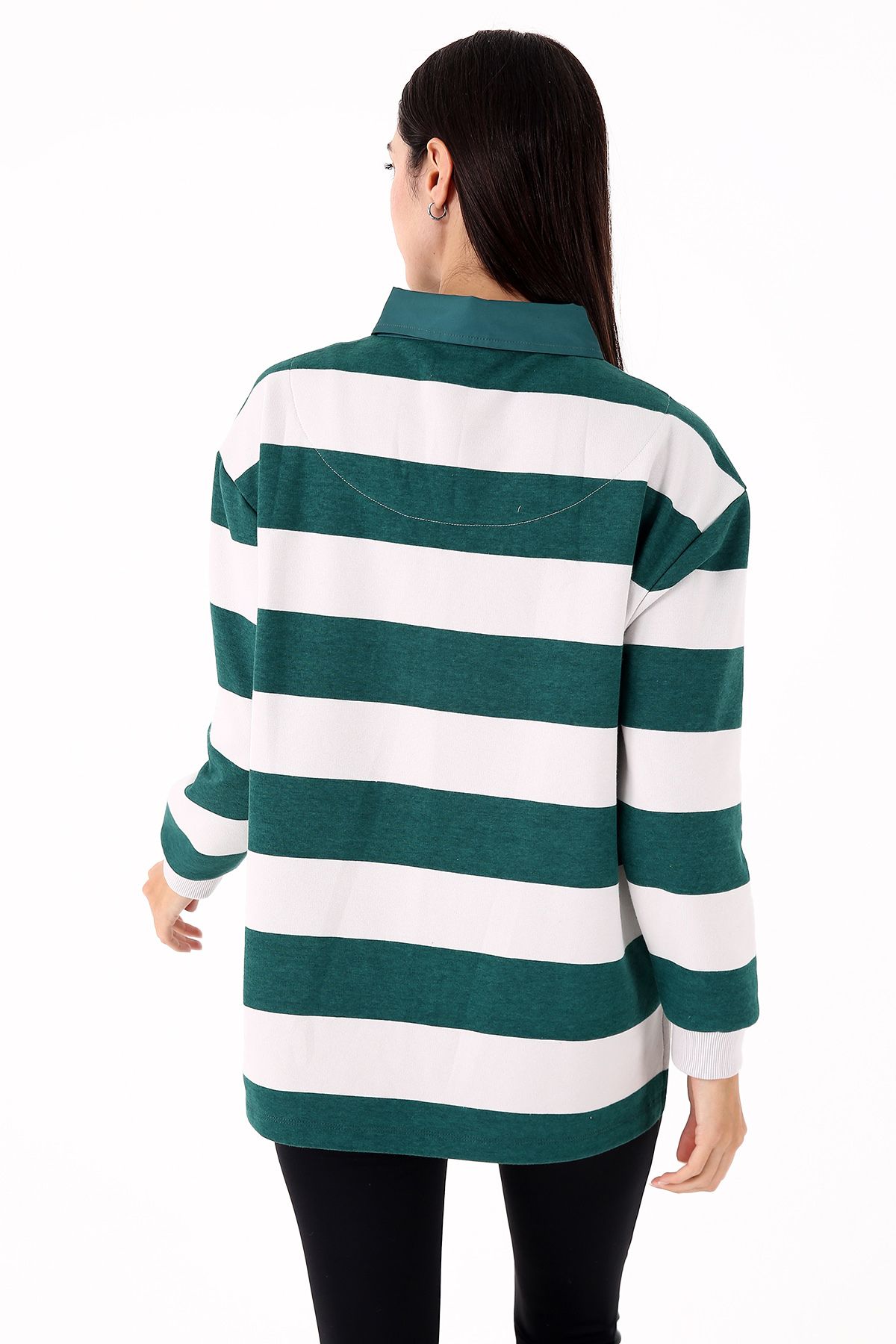 Scorp-Green Luxe Women's Casual Sweatshirt 4