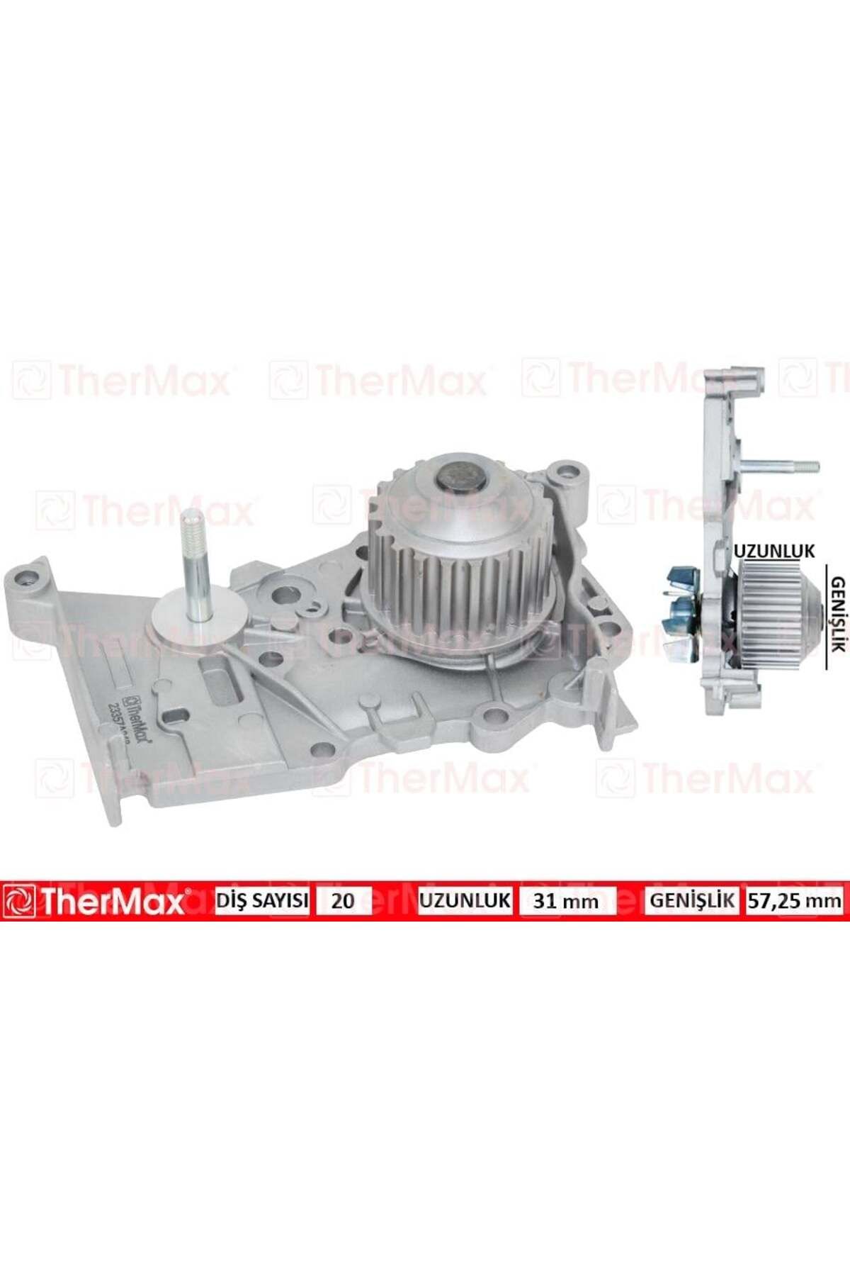 THERMAX DEVİRDAİM RENAULT CLIO II 98 CLIO III 05 FLUENCE 10 KANGOO 97 LAGUNA I 97 LAGUNA II 01 05 MEGANE I-I