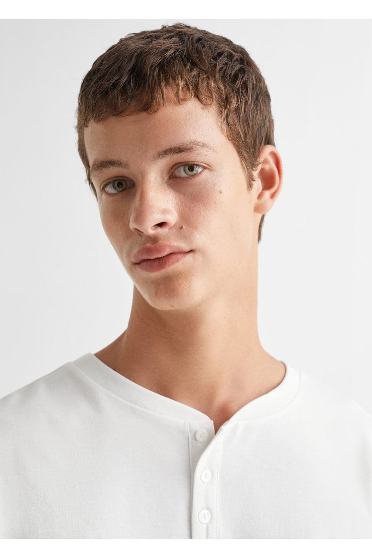 Mango Teen-Set de pijamale portocalii pentru copii 5