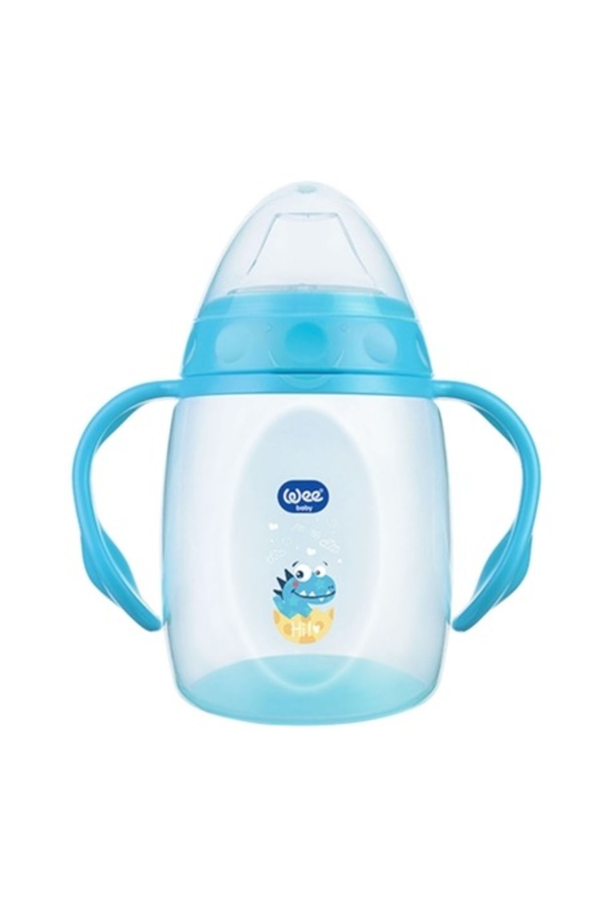 Wee Baby Kulplu Alıştırma Bardağı 250 ml Kod 169 Mavi