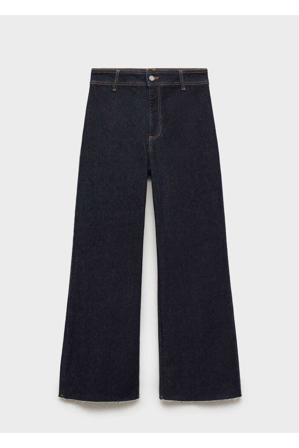 MANGO Woman-Catherin Culotte Rinse Wash Jean 3