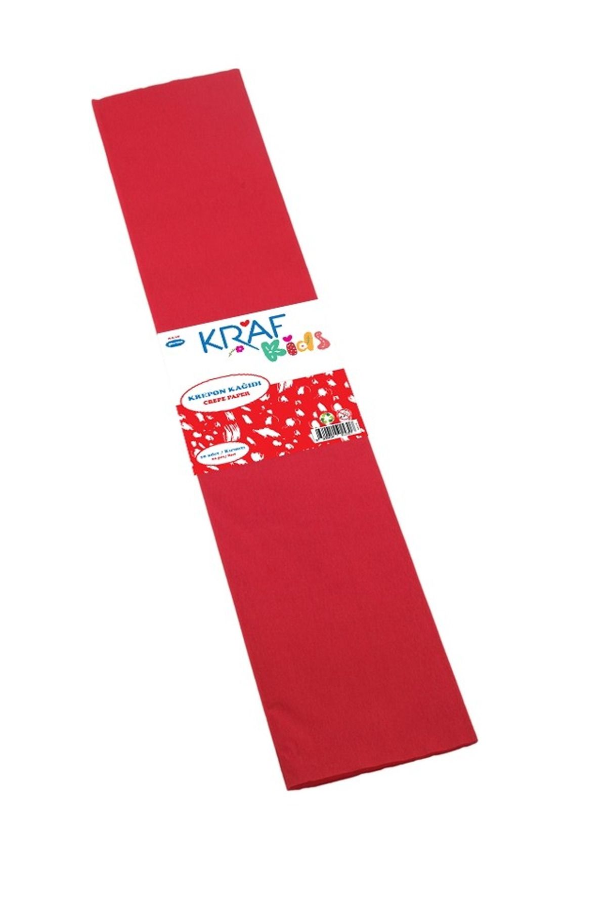 BirdoluSepet Kraf Kids Krepon Kağidi 50X200 Karışık Renk 10 lu