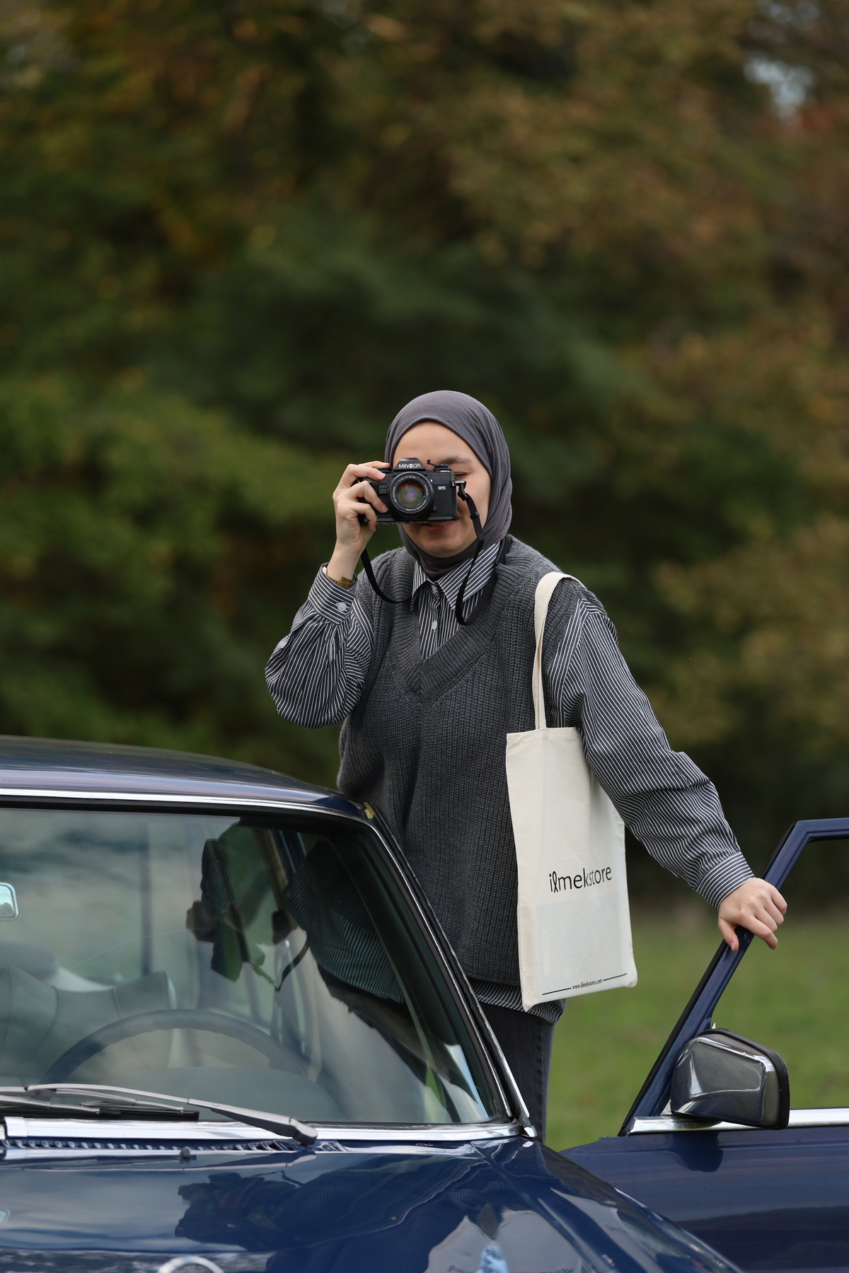 ilmek  Gömlek Garnili Triko Süveter - Görsel 4