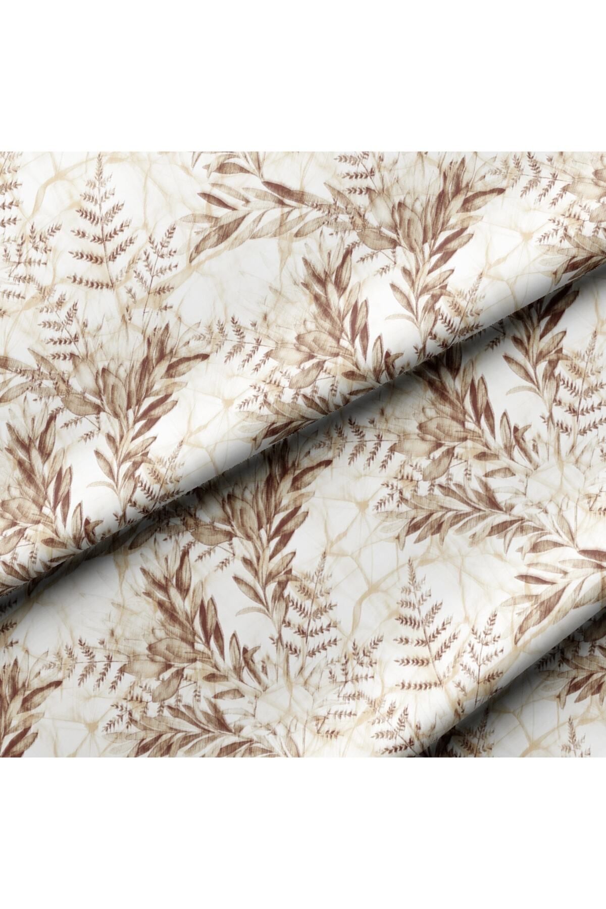 CANİLA-Leaf Pattern Digital Printed Upholstery Sofa Fabric, Throw Pillow, Cushion Covering. Flooring Fabric 3