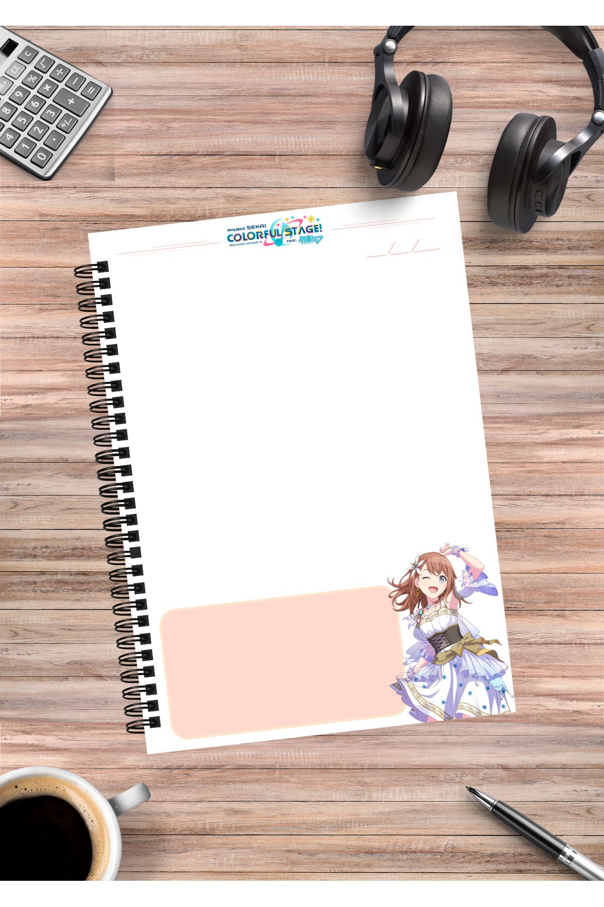 mertfigur-Project Sekai - Minori Hanasato Anime Spiral A5 Notebook 2