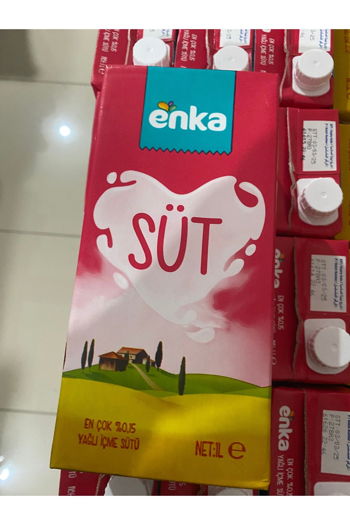 Enka SÜT %0,15 Yağlı x12 ADET