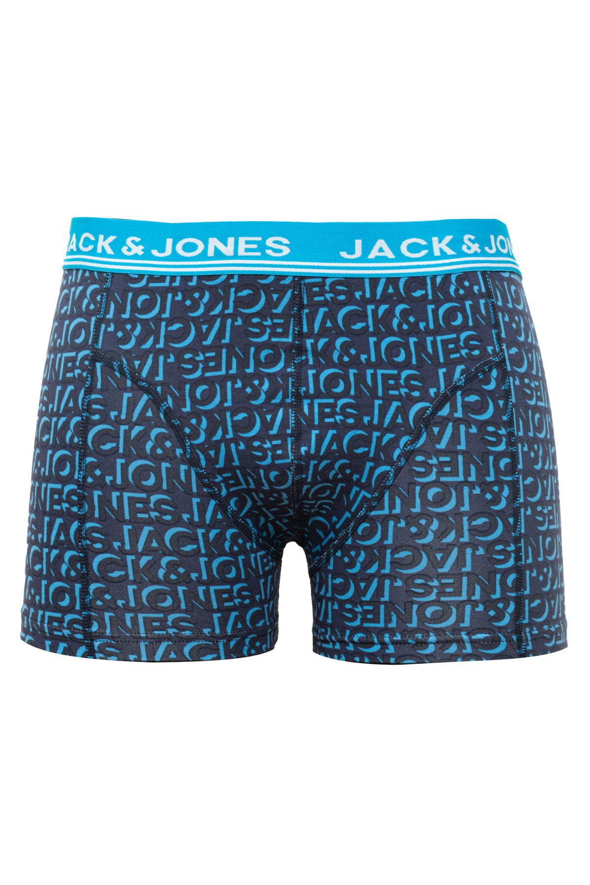 باکسر طرح دار تک لوگوی مردانه - کایل Jack & Jones