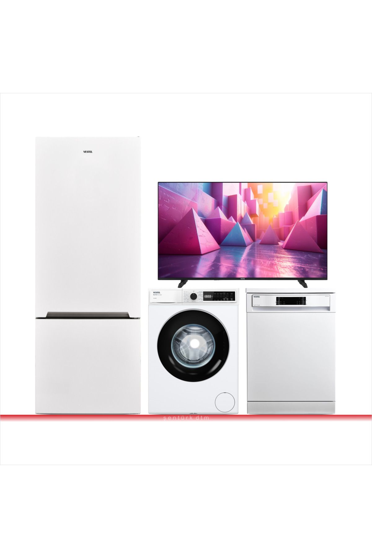 Vestel Beyaz Eşya Paketi Çeyiz Seti ( Nfk52011 Cmı 96301 Bm 4212 50ua9740 )