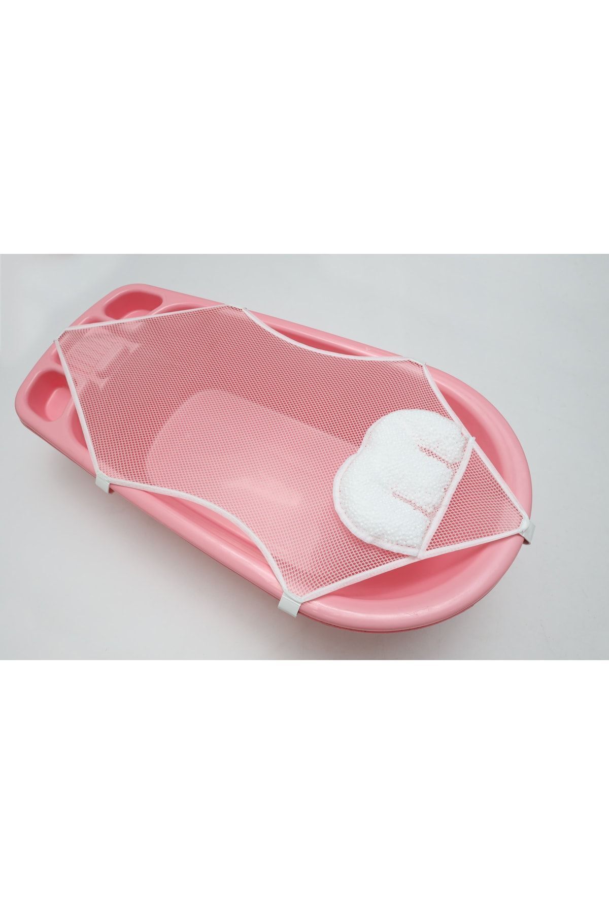 MorPort Ultra Lüx Bebek Küvet Filesi Kafa Yastıklı File ( Hem Katlanır Hemde Normal Küvetlere Uyumludur ) fotoğrafı 2 (önizleme)