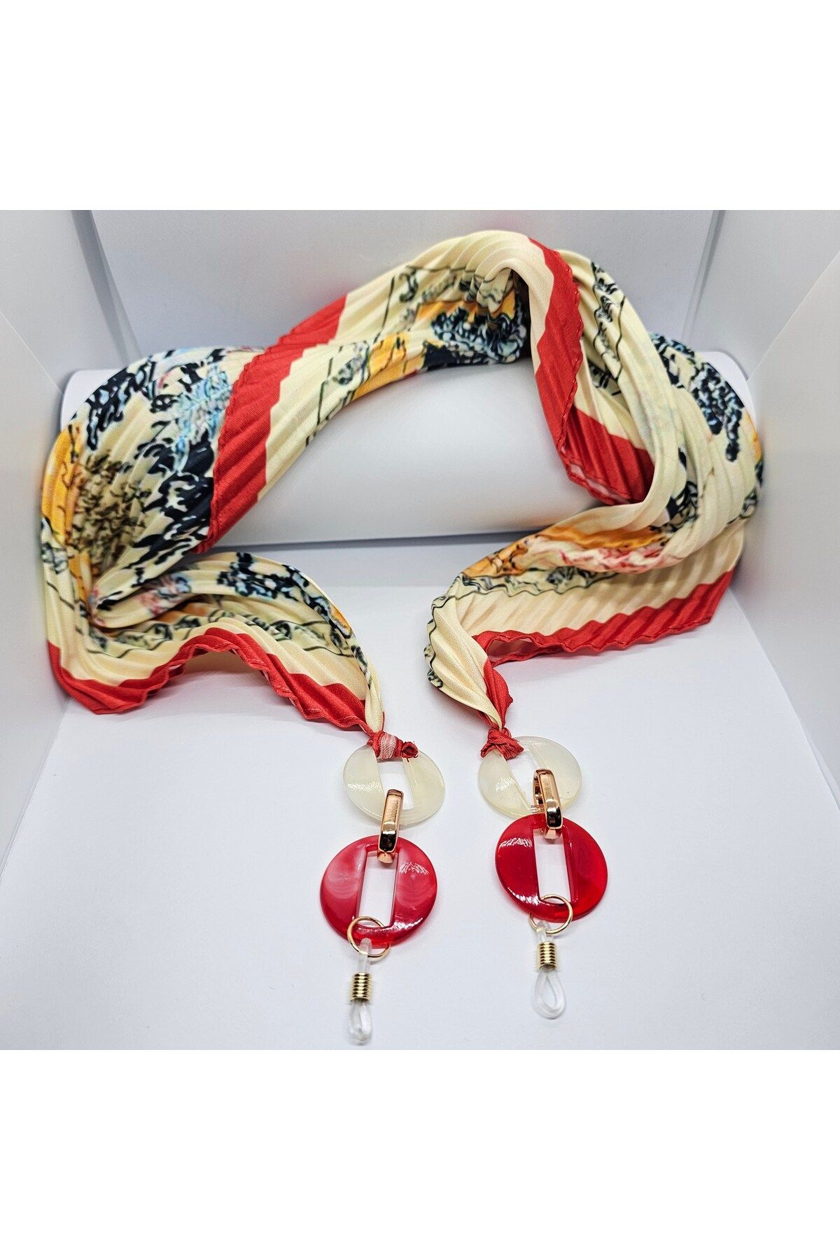 glasses accessory-Eyeglasses Hanger with Scarf 3