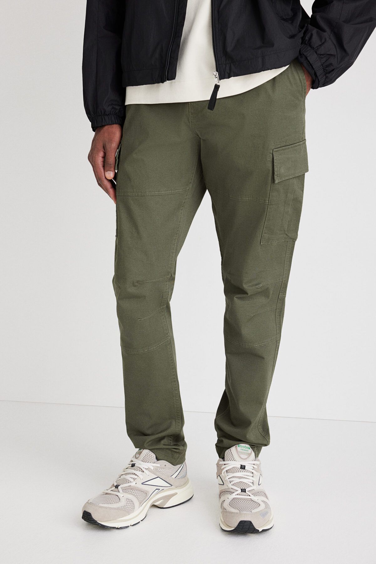 شلوار سبز مردانه باری باریک و اورجینال H M H&M