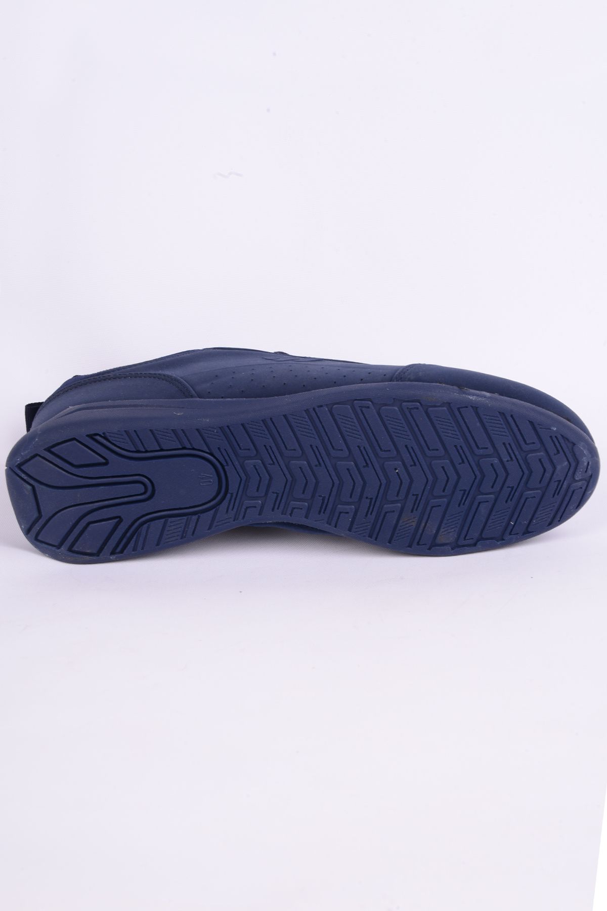 WALKWAY-Spark M Pu Leather Thin Sole Flexible Comfortable Sole Dot Patterned Light Flexible Navy Blue-ice Daily E 4