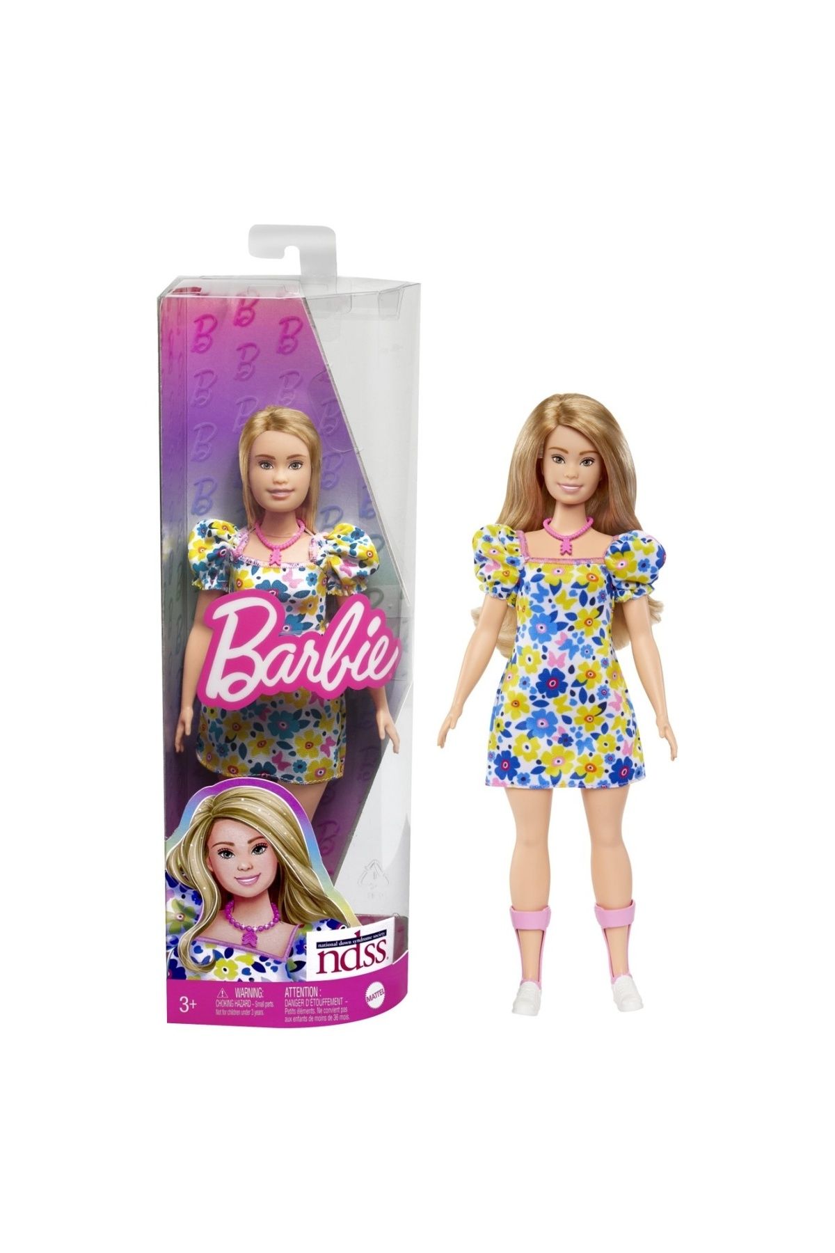 Barbie-PAPUSA BARBIE FASHIONISTA BLONDA CU SINDROM DOWN 1