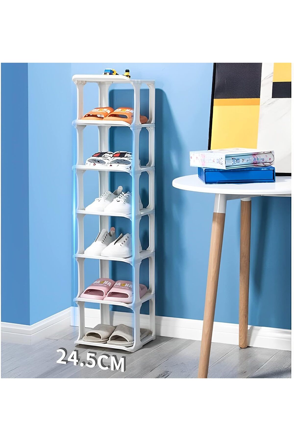 Arabest-Shoe Rack, 8-Tier Stackable Shoe Storage Organizer for Bedroom, Adjustable Shoe Rack 2