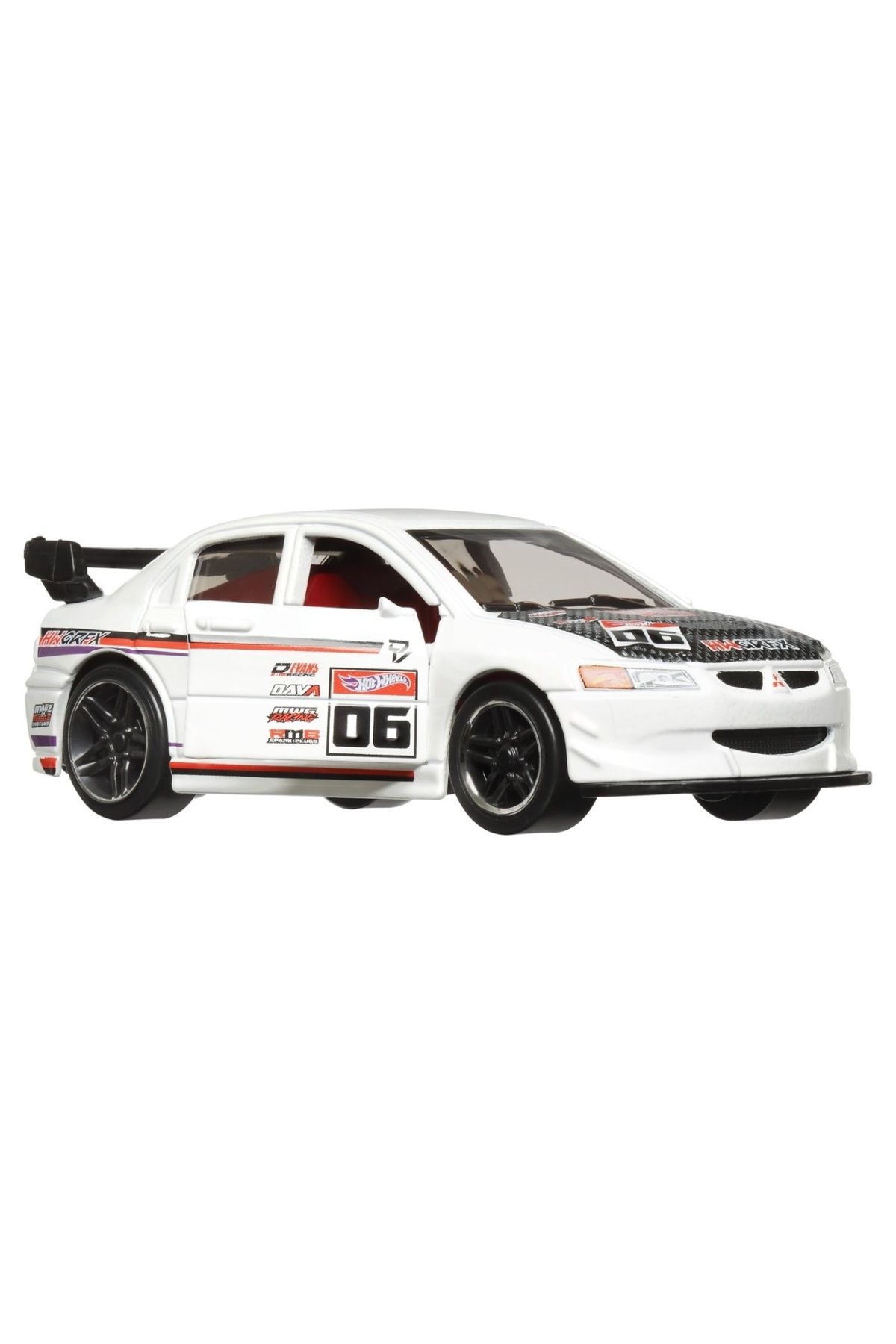 HOT WHEELS-MASINUTA METALICA CU SISTEM PULL BACK LANCER EVOLUTION IX SCARA 1:43 3