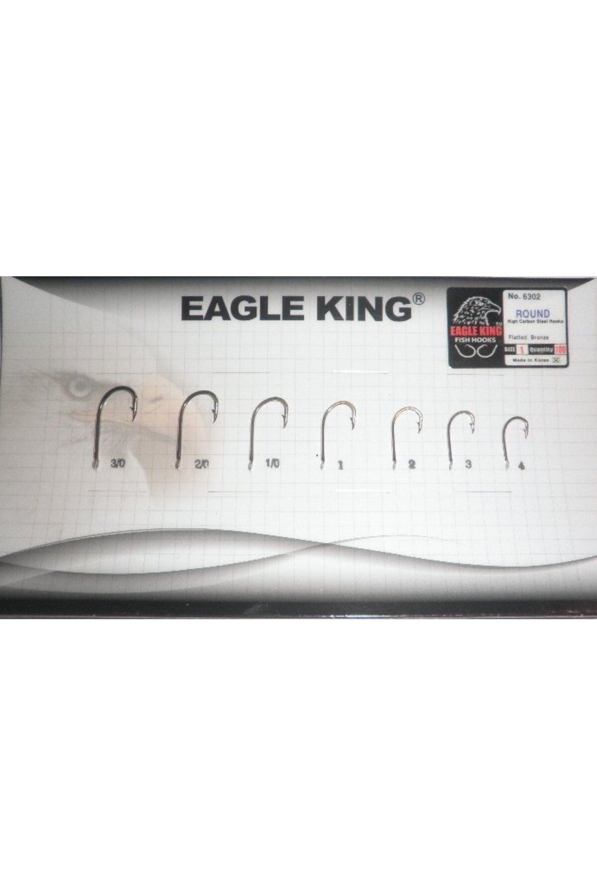 Eagle King 6302BZ Çapraz Kısa Pala Bronz İğne ( CANNELLE 1535Z ) 3/0