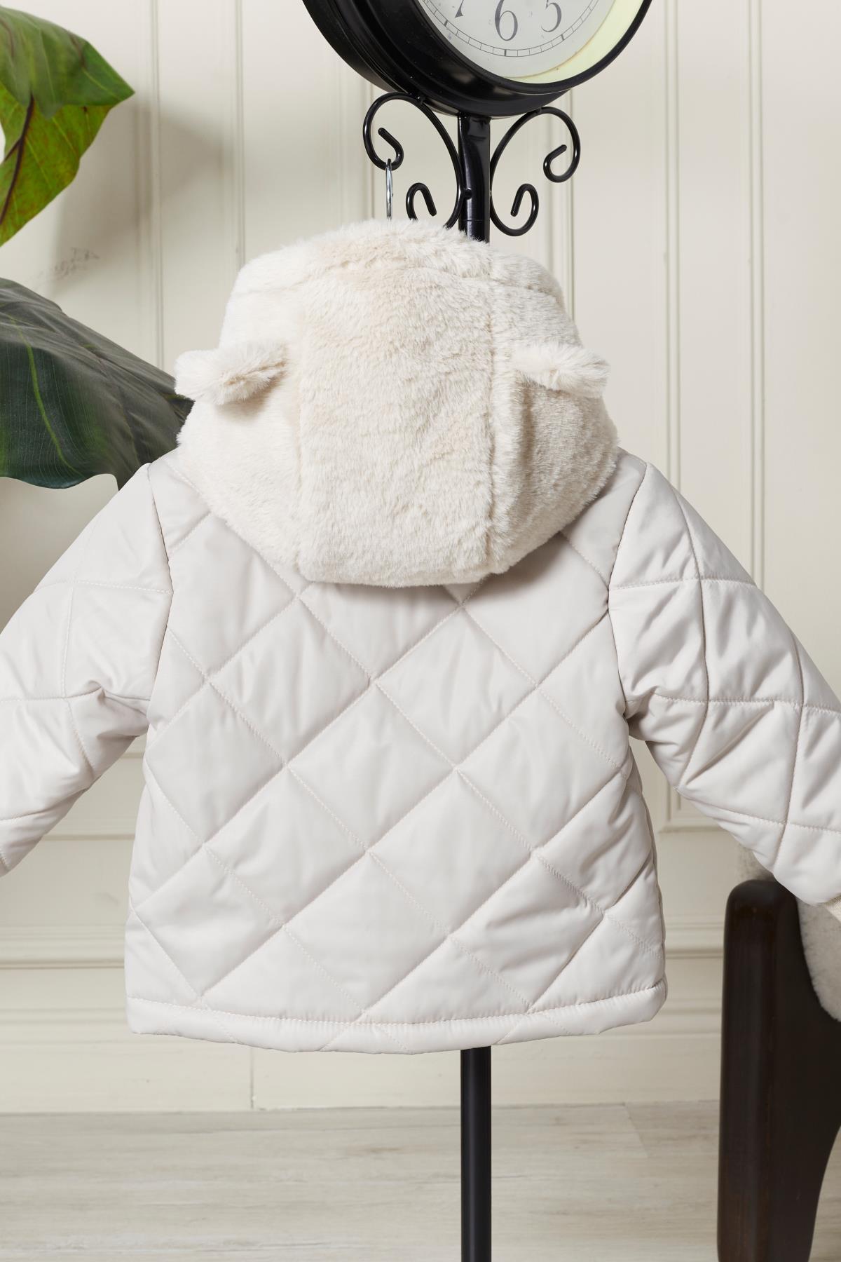 Benittokids Benittokids Erkek Bebek Çocuk Kulaklı Kapüşonlu Mont 51323 fotoğrafı 3 (önizleme)