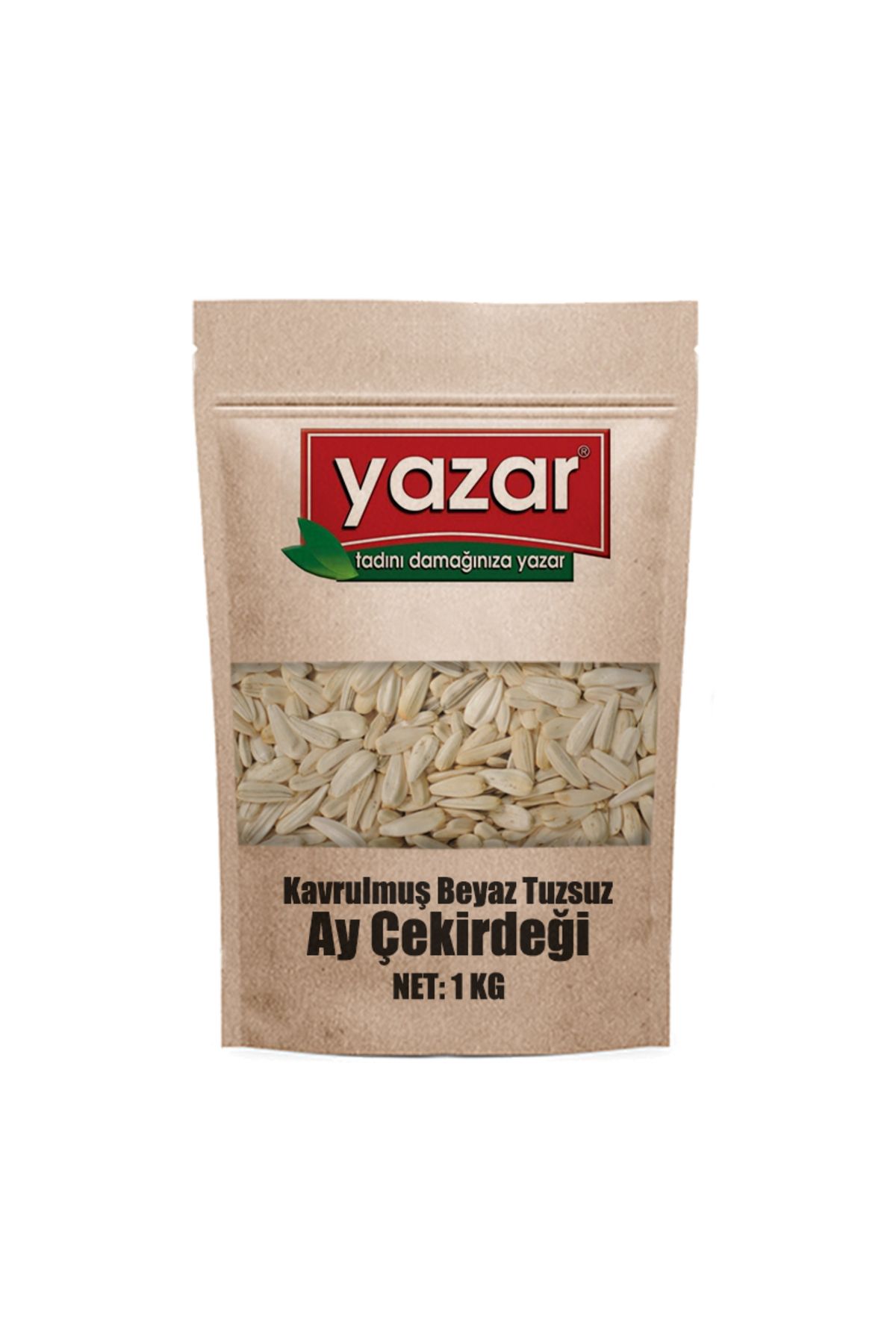 YAZAR Kuruyemiş Ay Çekirdeği Beyaz Sade 1 Kg