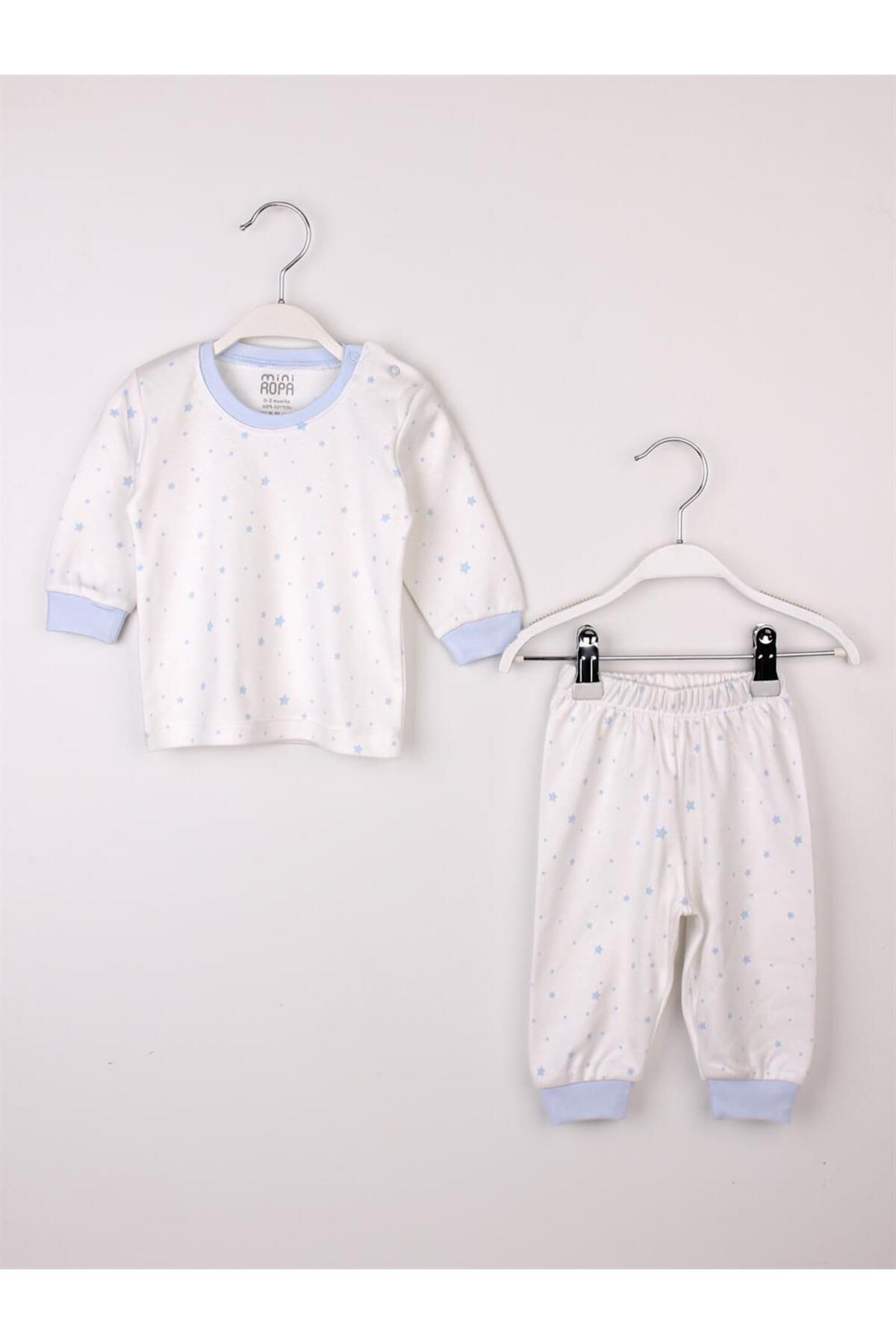 Mini Ropa-Baby Boy Pajamas Set Starry Seasonal Children's Pajamas Set Summer Homewear 5