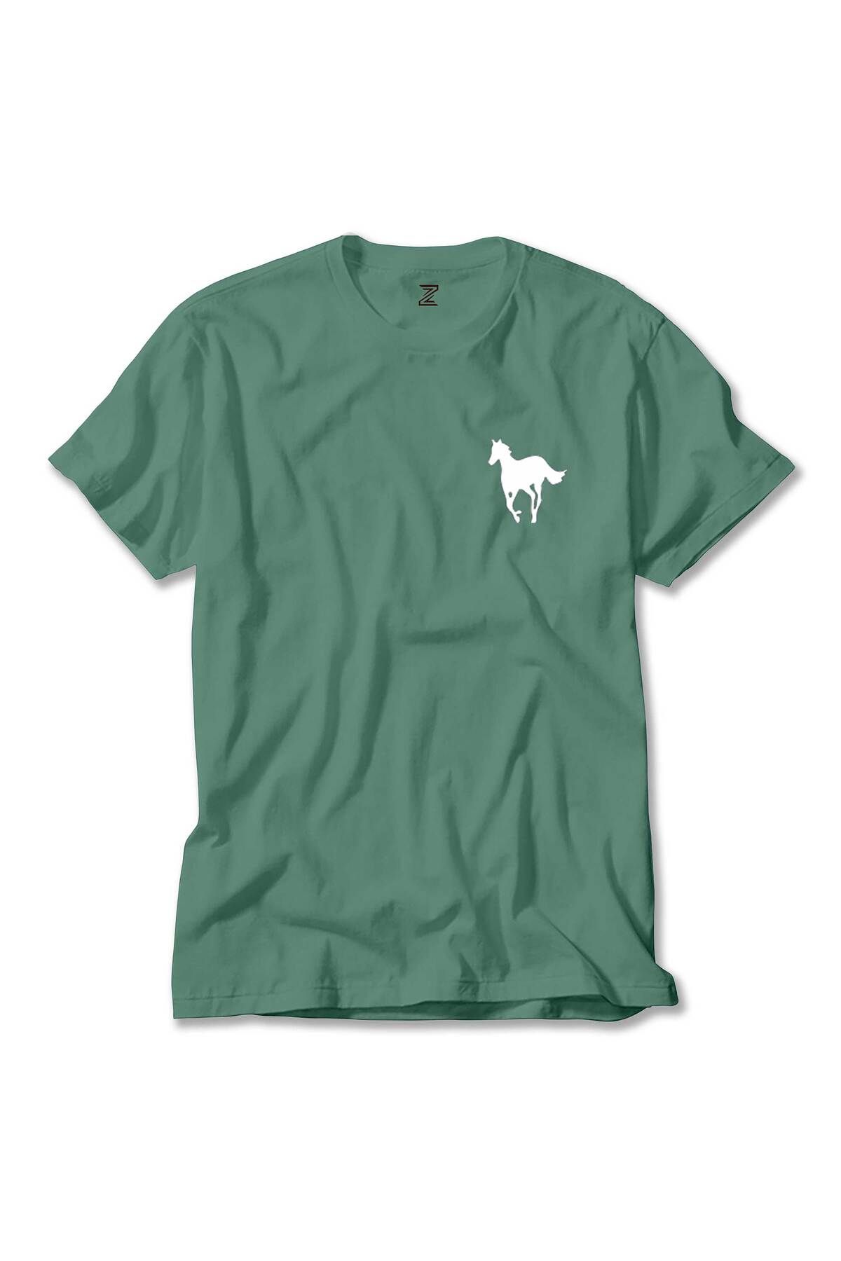 WAKHA Deftones White Pony Logo Yeşil Tişört