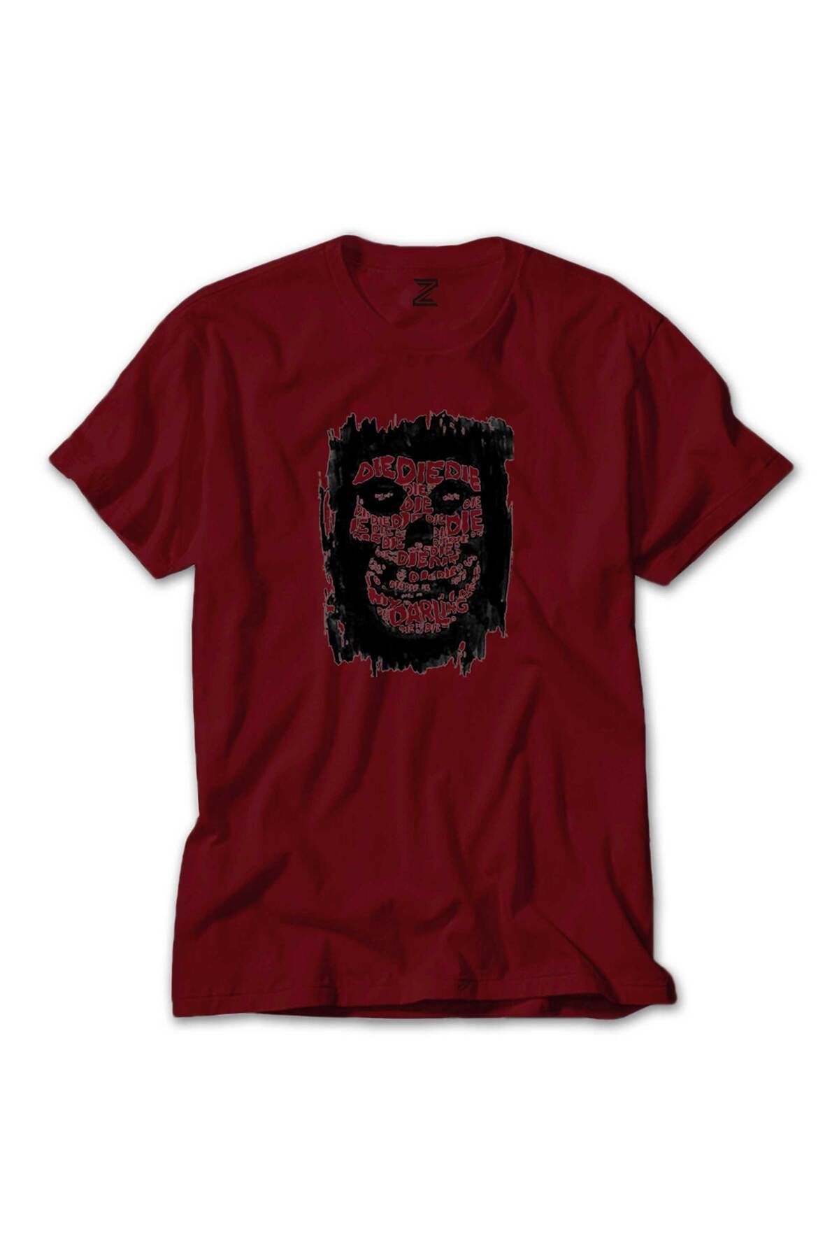 WAKHA Misfits Die Die My Darling Kırmızı Tişört
