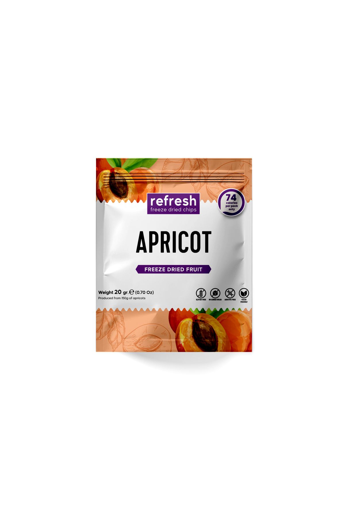 Refresh Chips-Freeze Dry Low Calorie Pack 5
