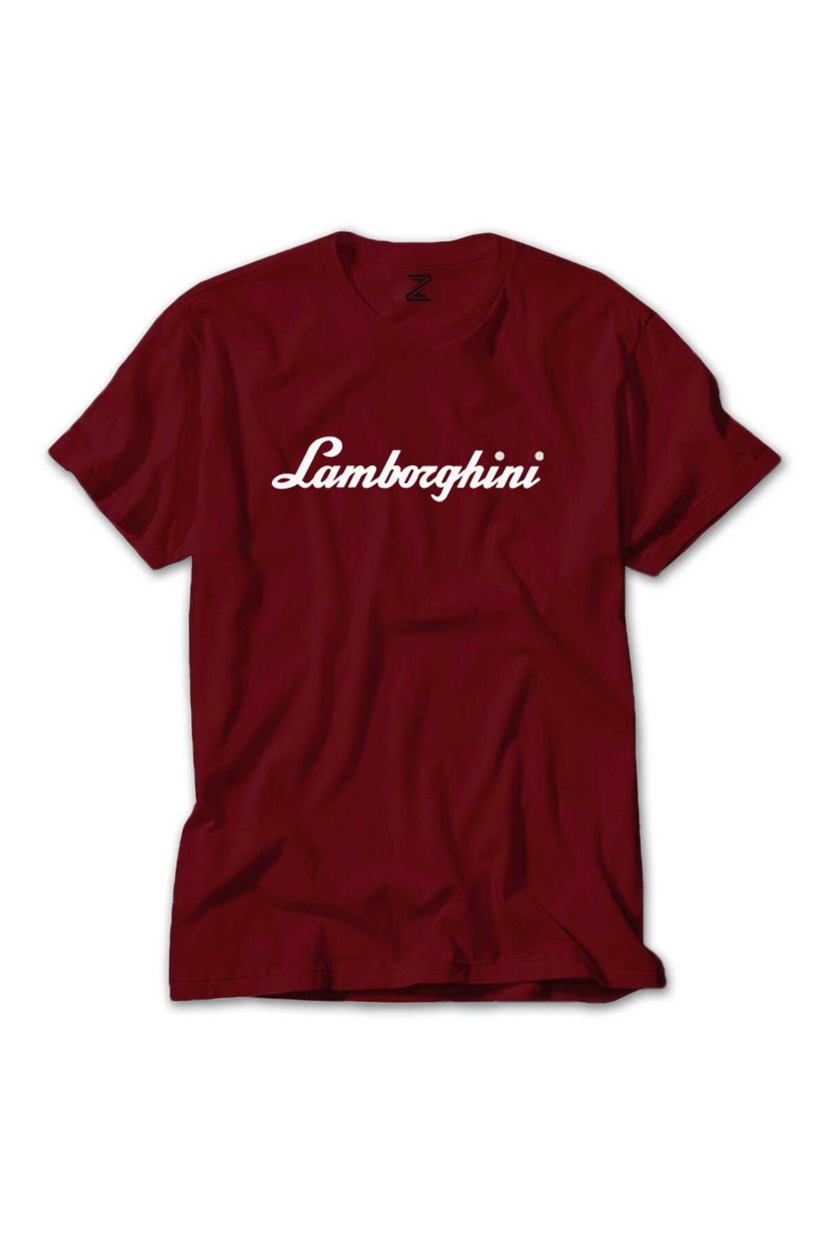 WAKHA Lamborghini Text Kırmızı Tişört