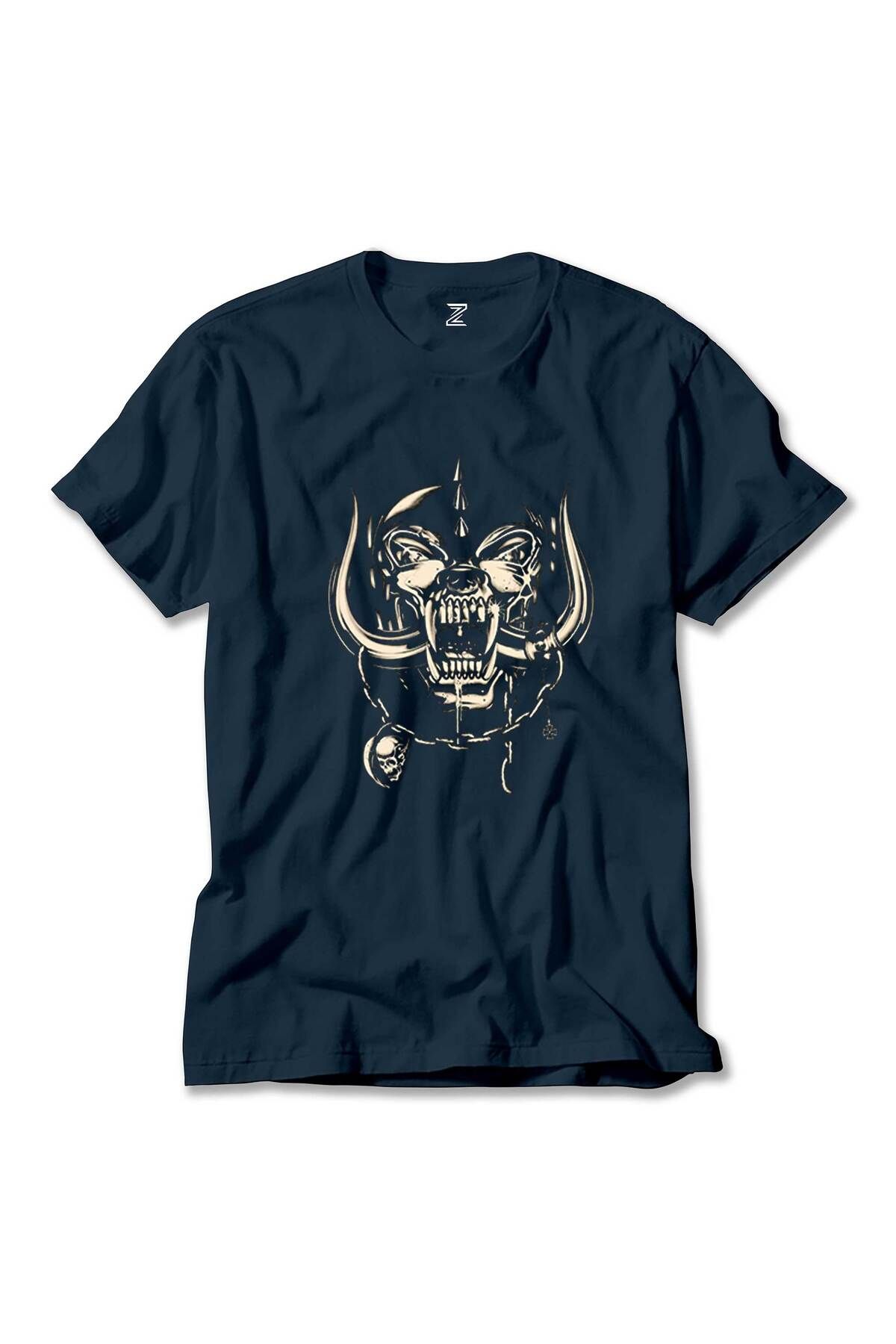 WAKHA Motörhead Logo Lacivert Tişört