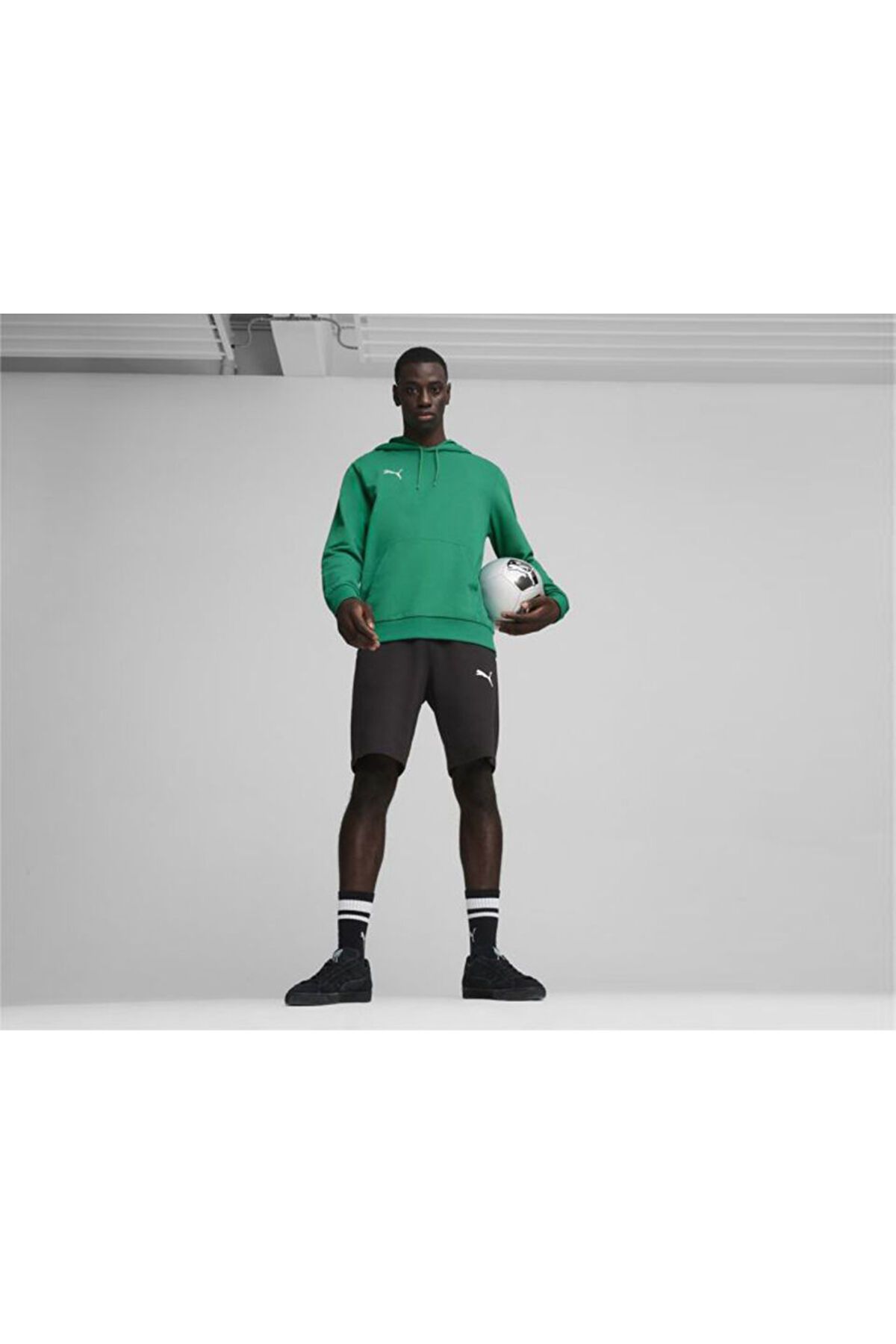 Puma-Мъжки футболни тренировъчни суичъри Teamgoal Casuals Hoody 65861805 Зелен 5