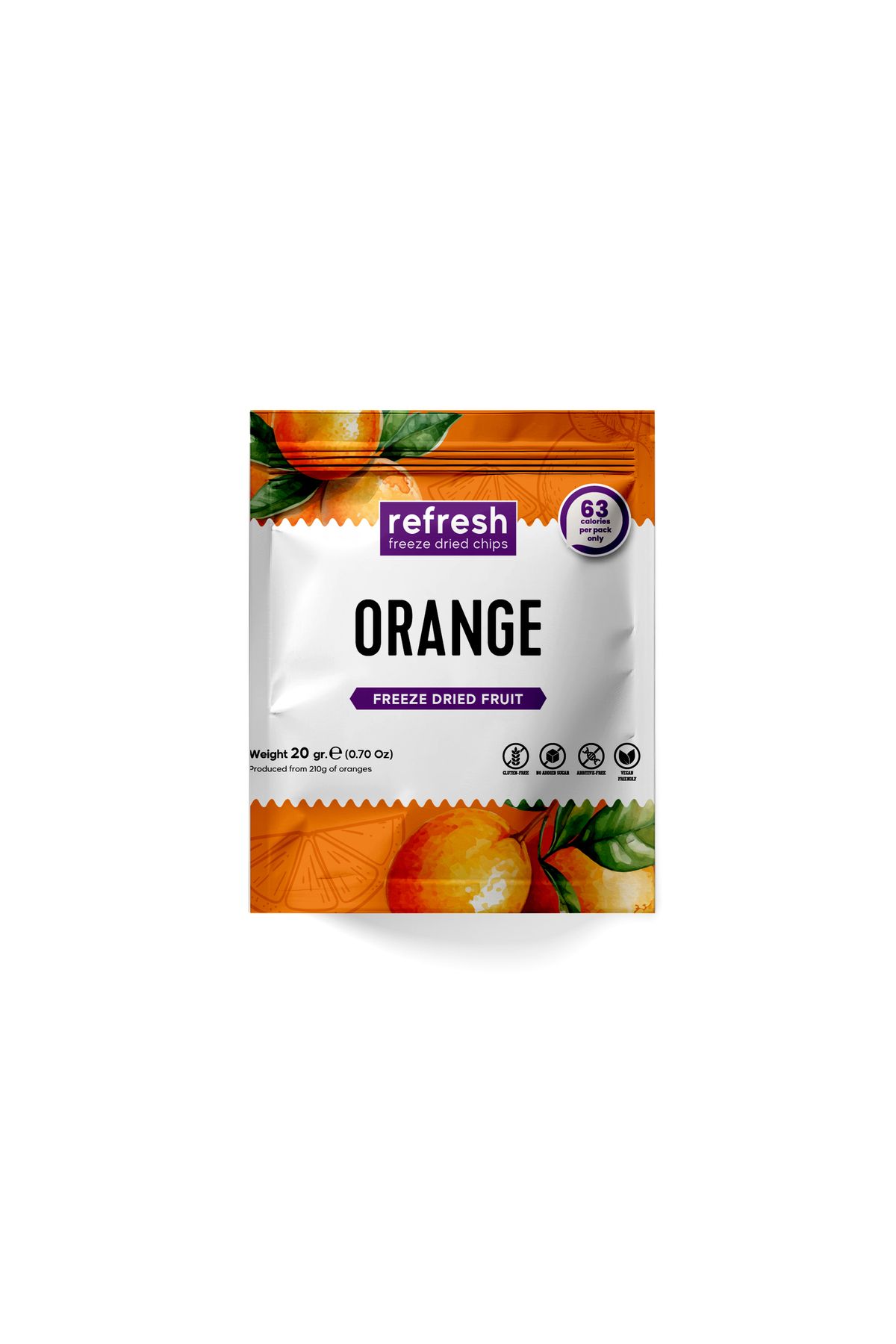 Refresh Chips-Freeze Dry Low Calorie Pack 8