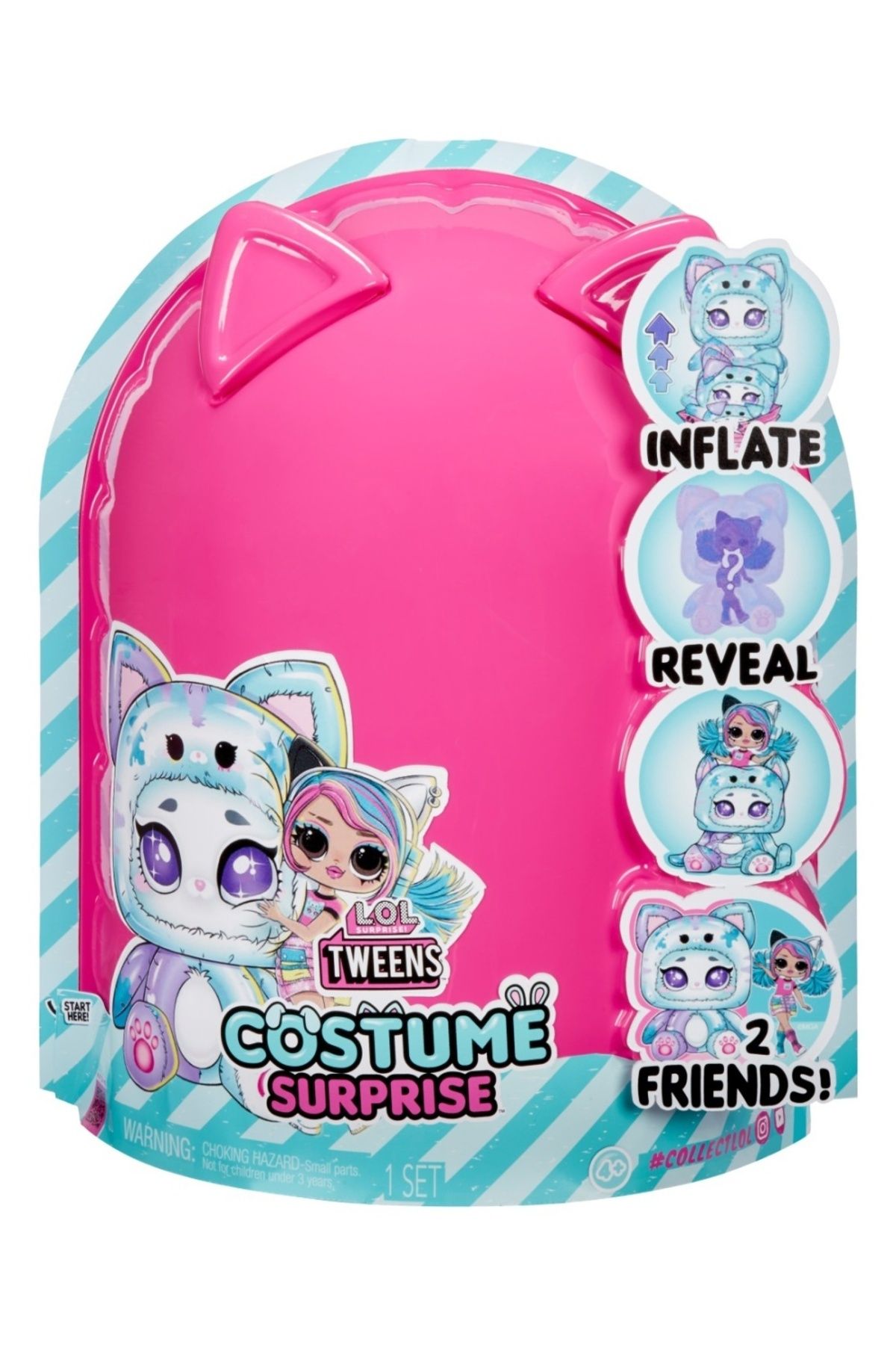 MGA Laugh Out Loud. Surprinde! Costum Tweens Surpriza Papusa Emma Emo - One Size