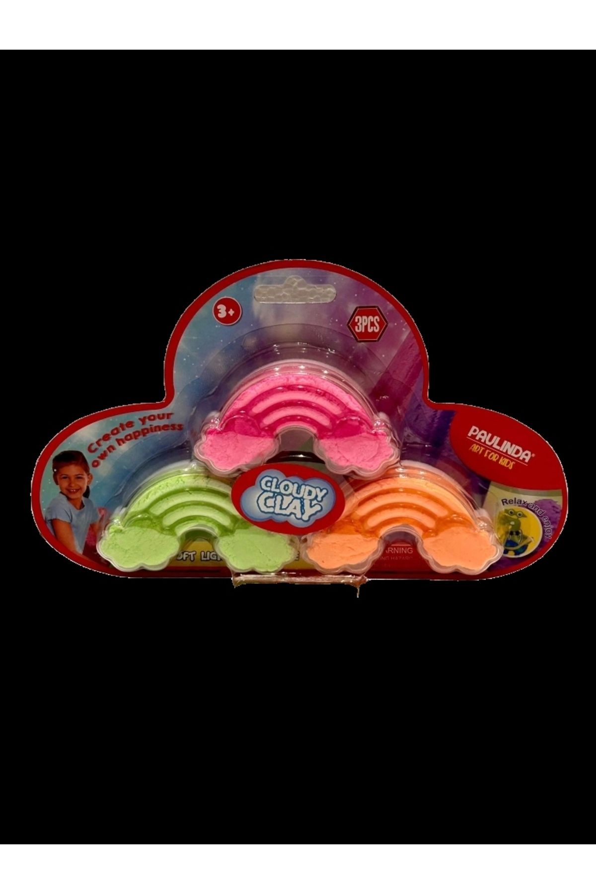 SYNOPE Çocuk Paulinda Slime Super Cloudy Clay 3 Parça S00095812