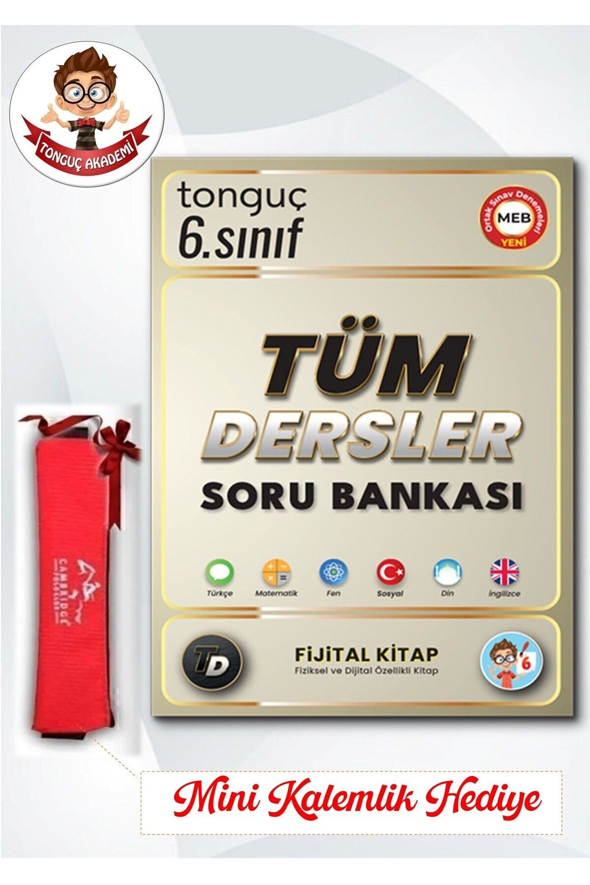 Tonguç Yayınları 6. Sınıf Tüm Dersler Soru Bankası ( Mini Kalemlik Hediye )