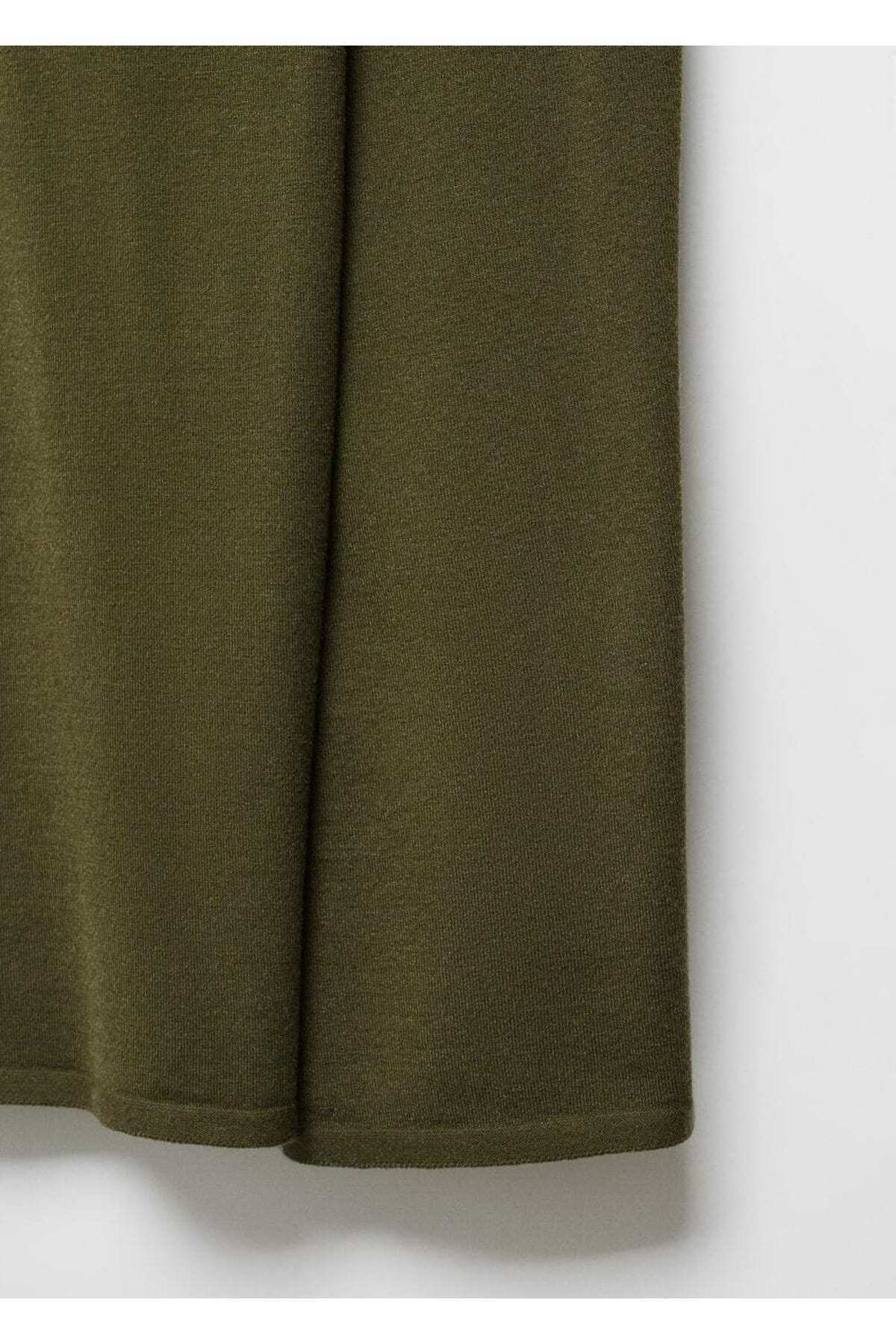 MANGO Woman-Woven wrap skirt 5