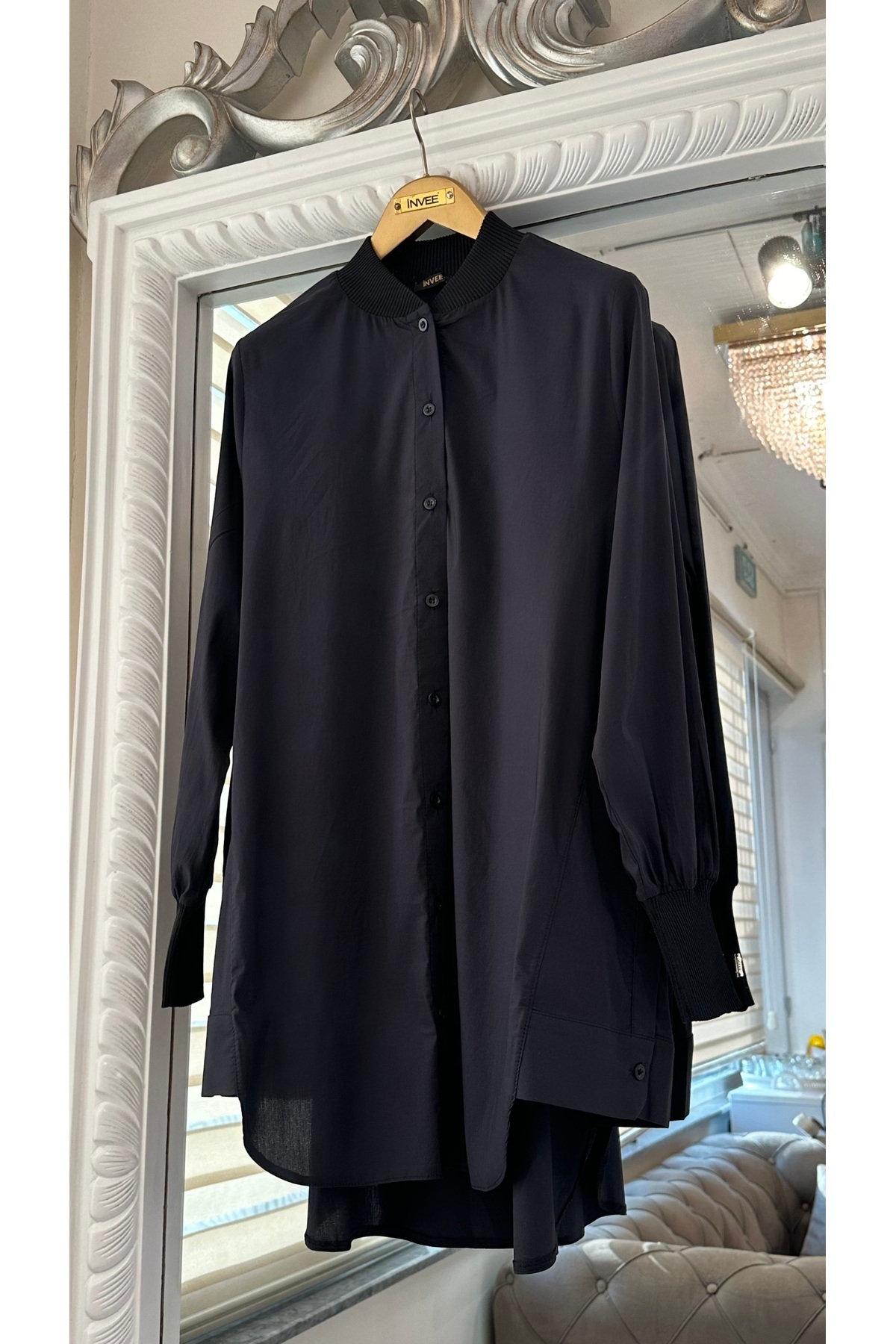 Invee-Invee 6674 Shirt - Black 6