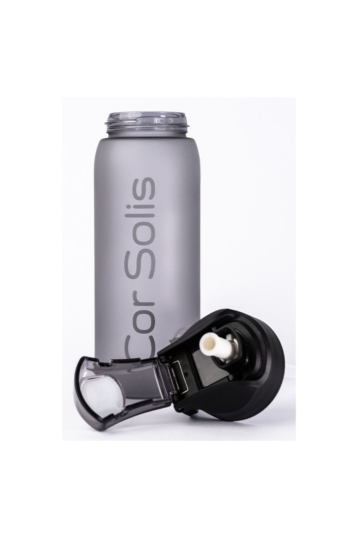 Cor Solis-Straw Drinker and Flask 800 ml |   Non-Spill, No Smell, Healthy American Tritan |   Suitable for Child 3
