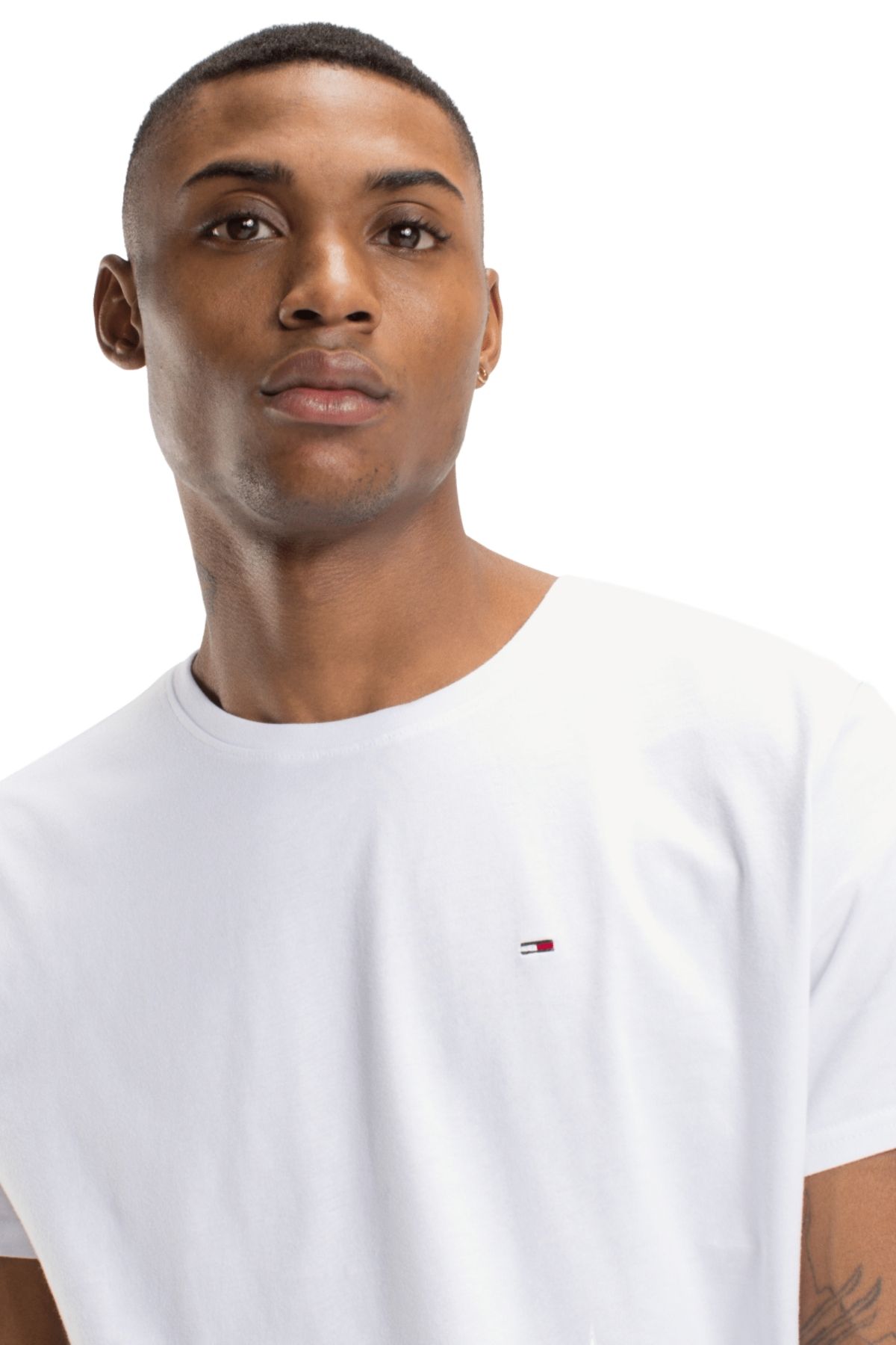 Tommy Hilfiger-Men's WhiTe T-shirt - dm0dm 04411100 4